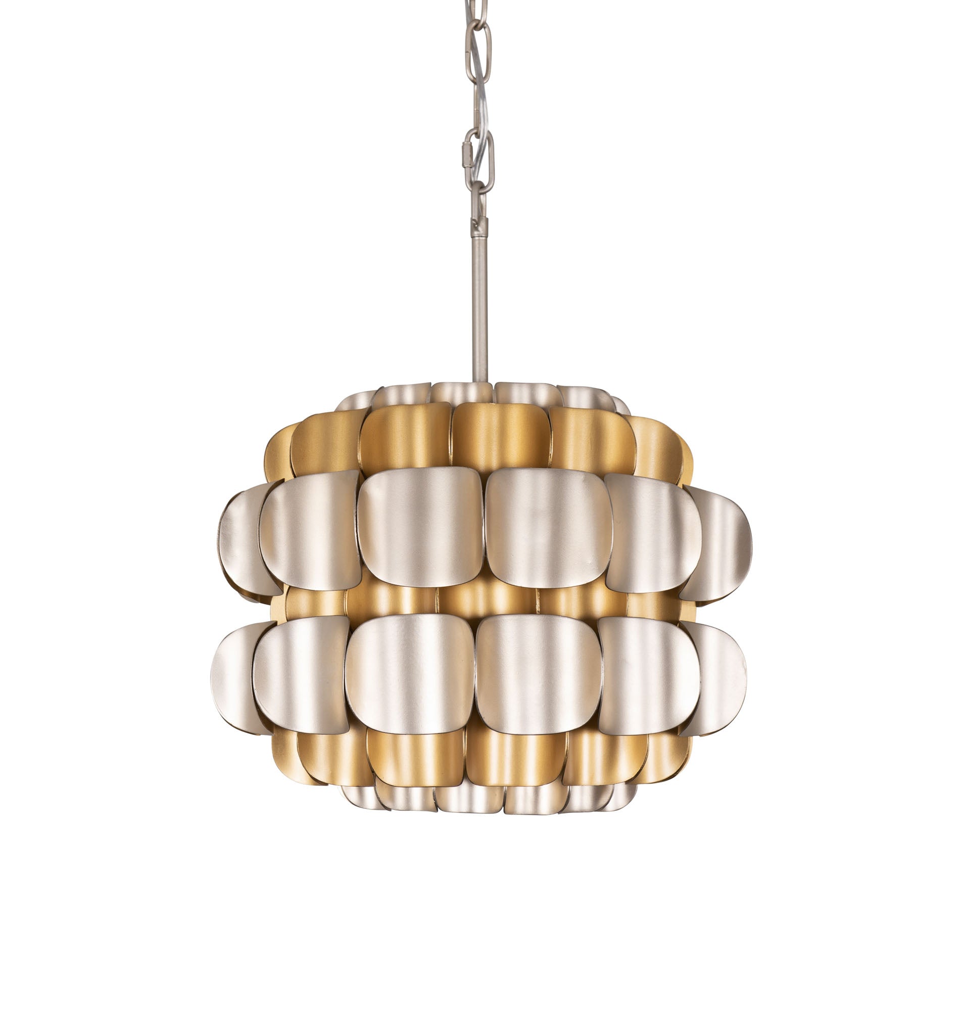 Swoon 1-Light Pendant - Antique Gold/Gold Dust