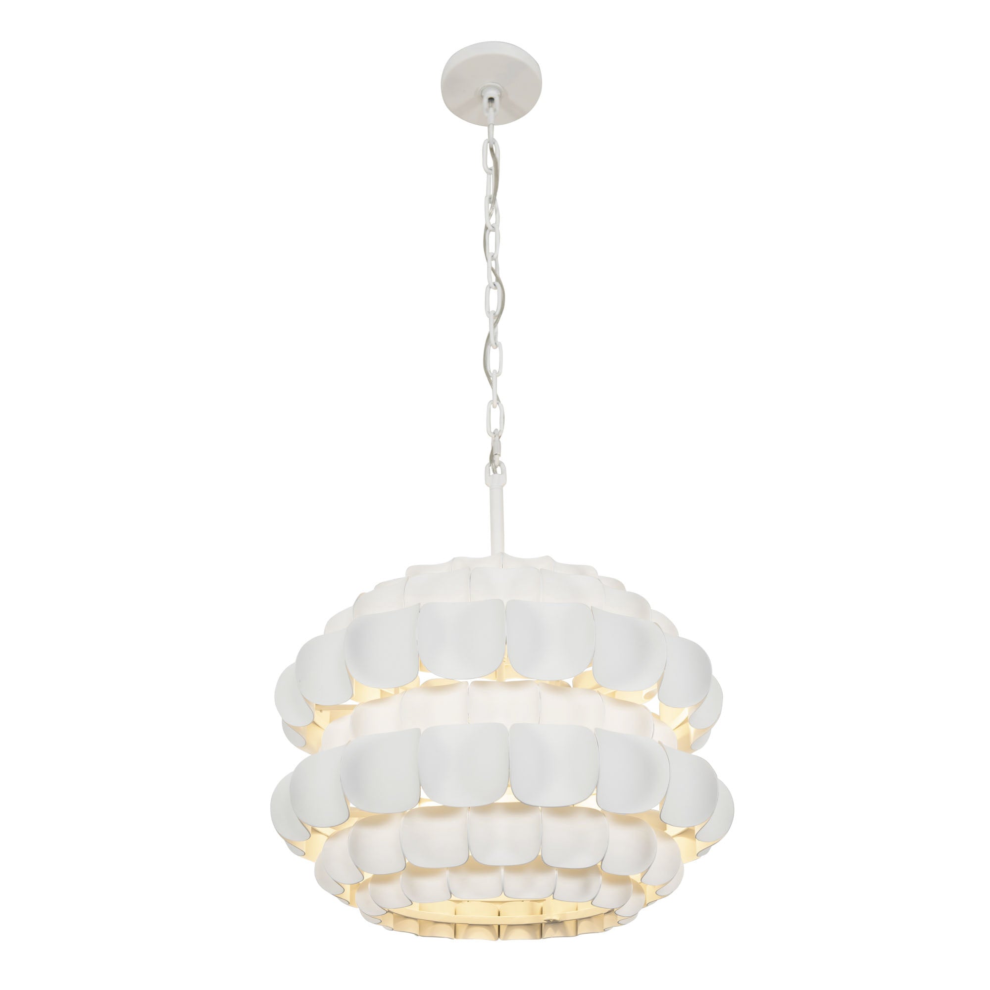Swoon 3 Light Pendant - Matte White