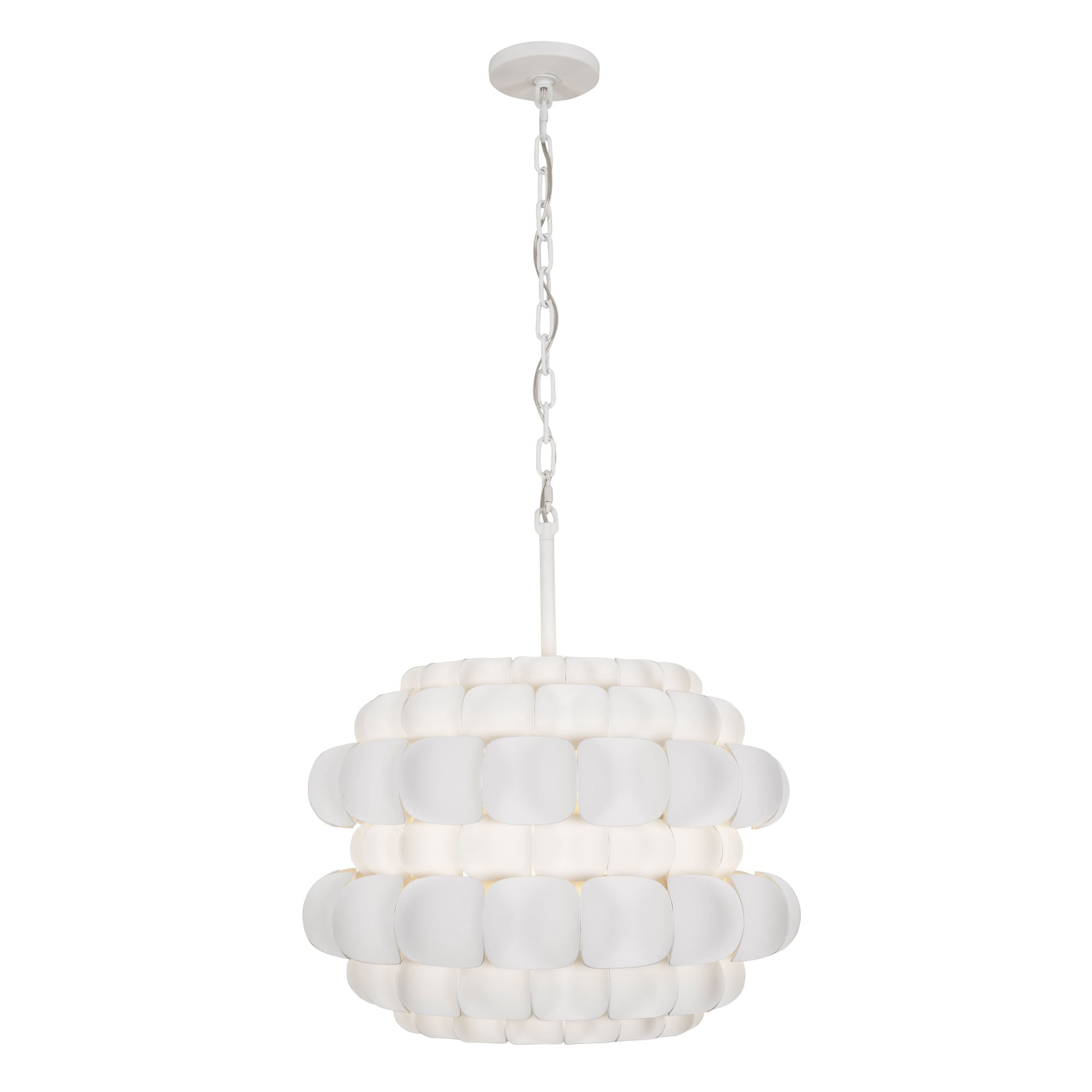 Swoon 3-Light Pendant - Matte White