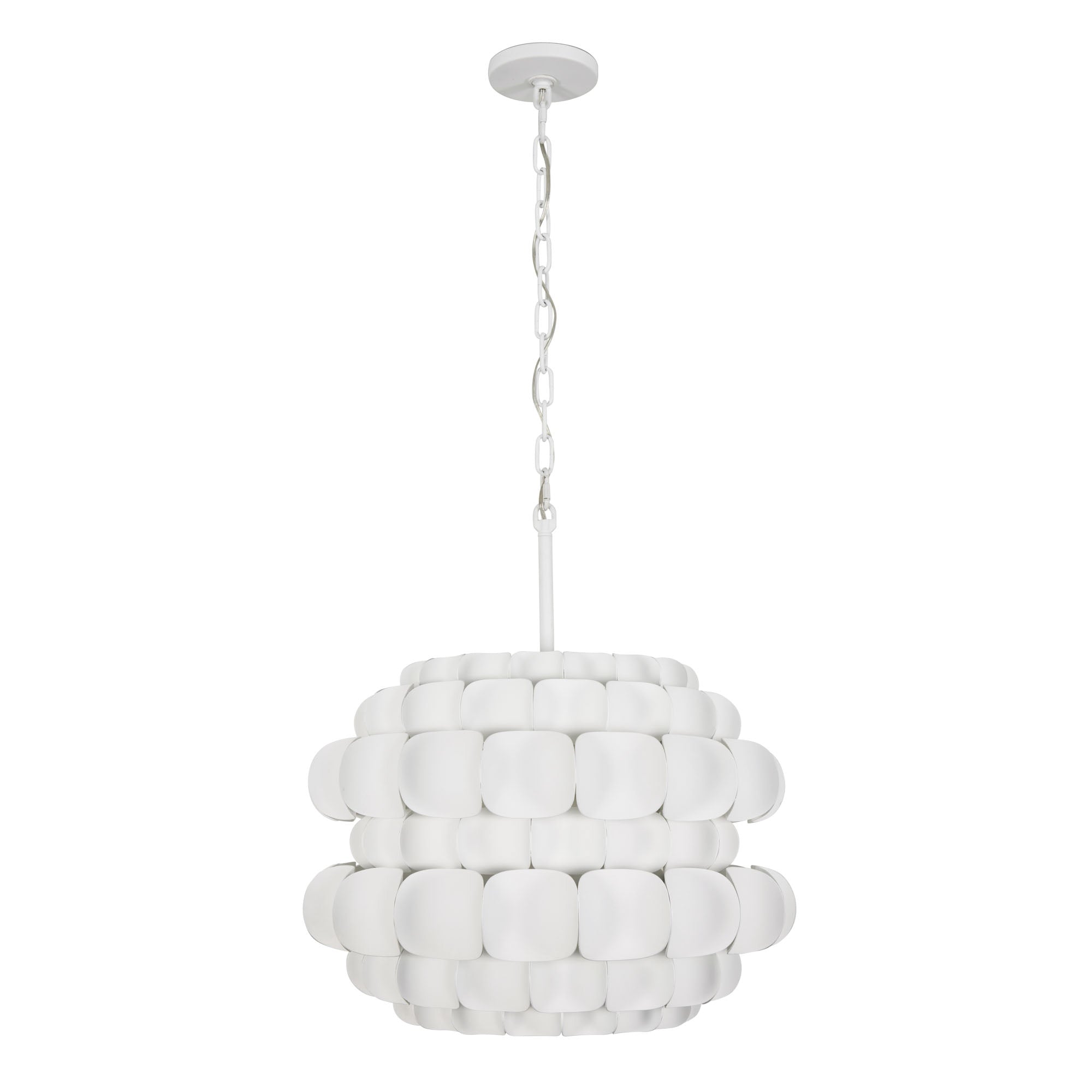 Swoon 3 Light Pendant - Matte White