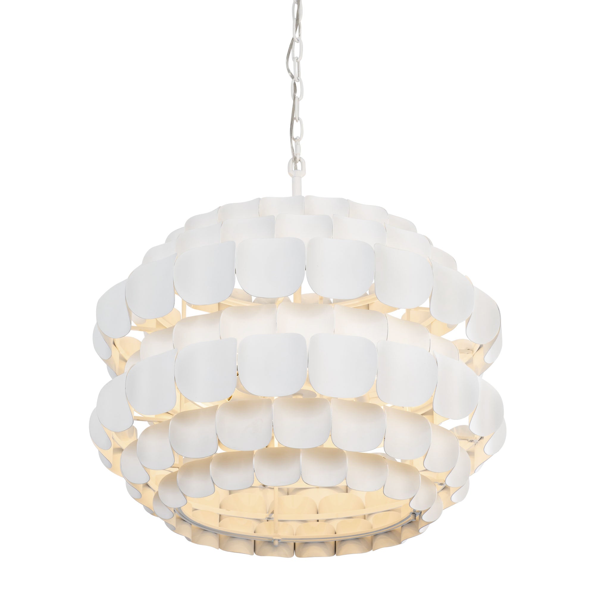 Swoon 6 Light Pendant - Matte White