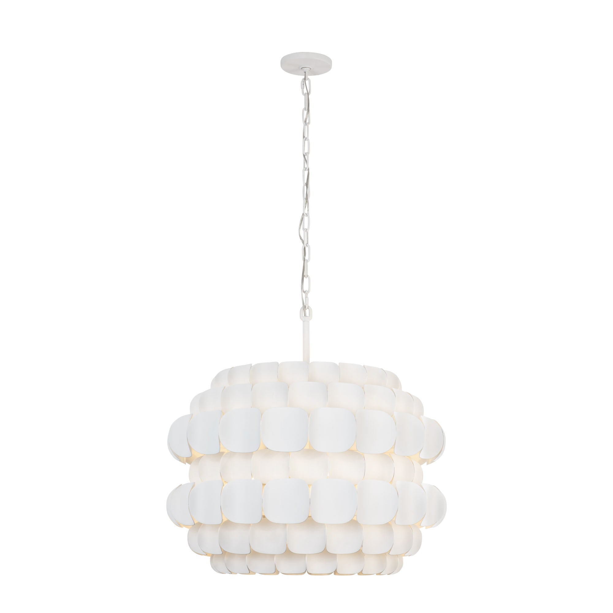 Swoon 6 Light Pendant - Matte White
