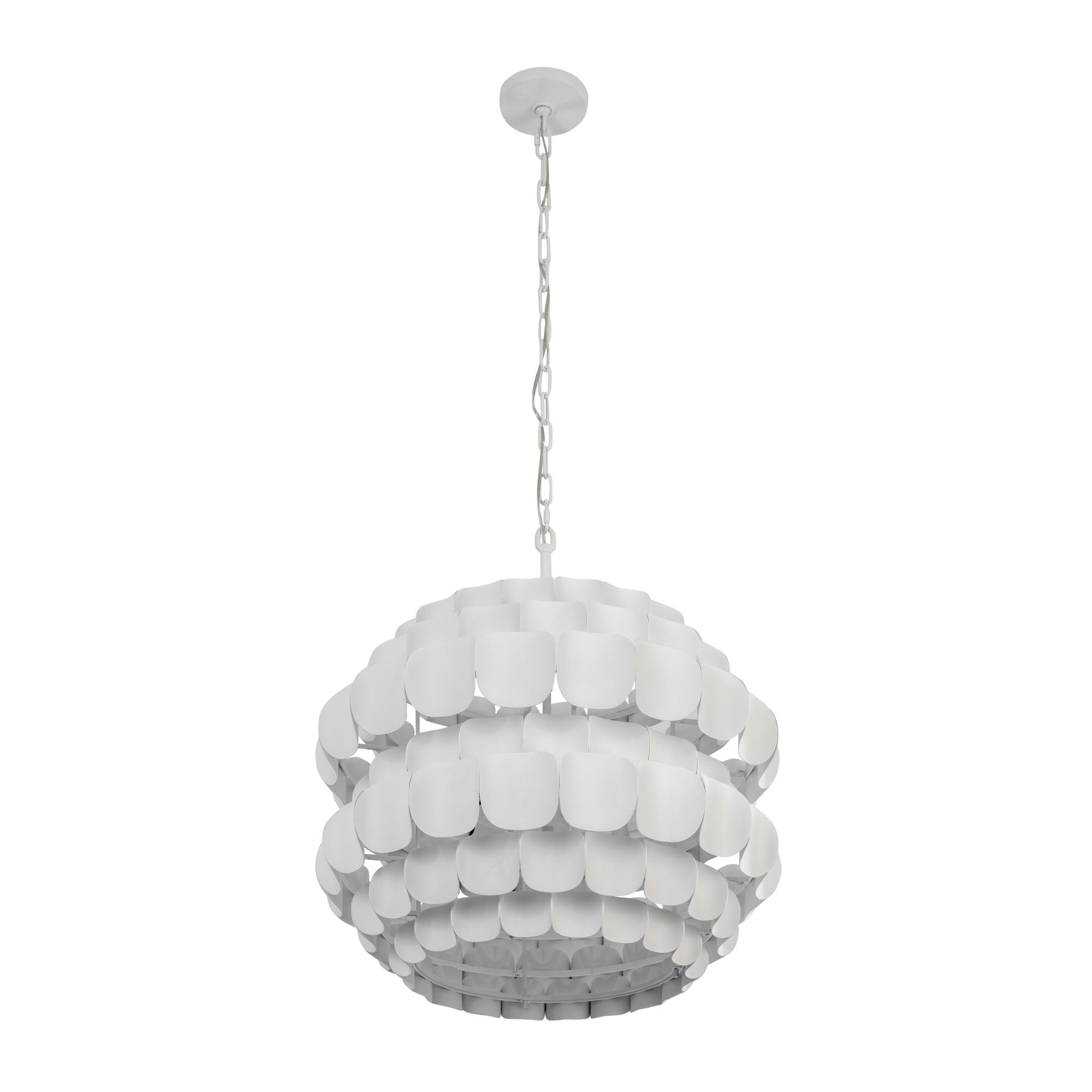 Swoon 6 Light Pendant - Matte White