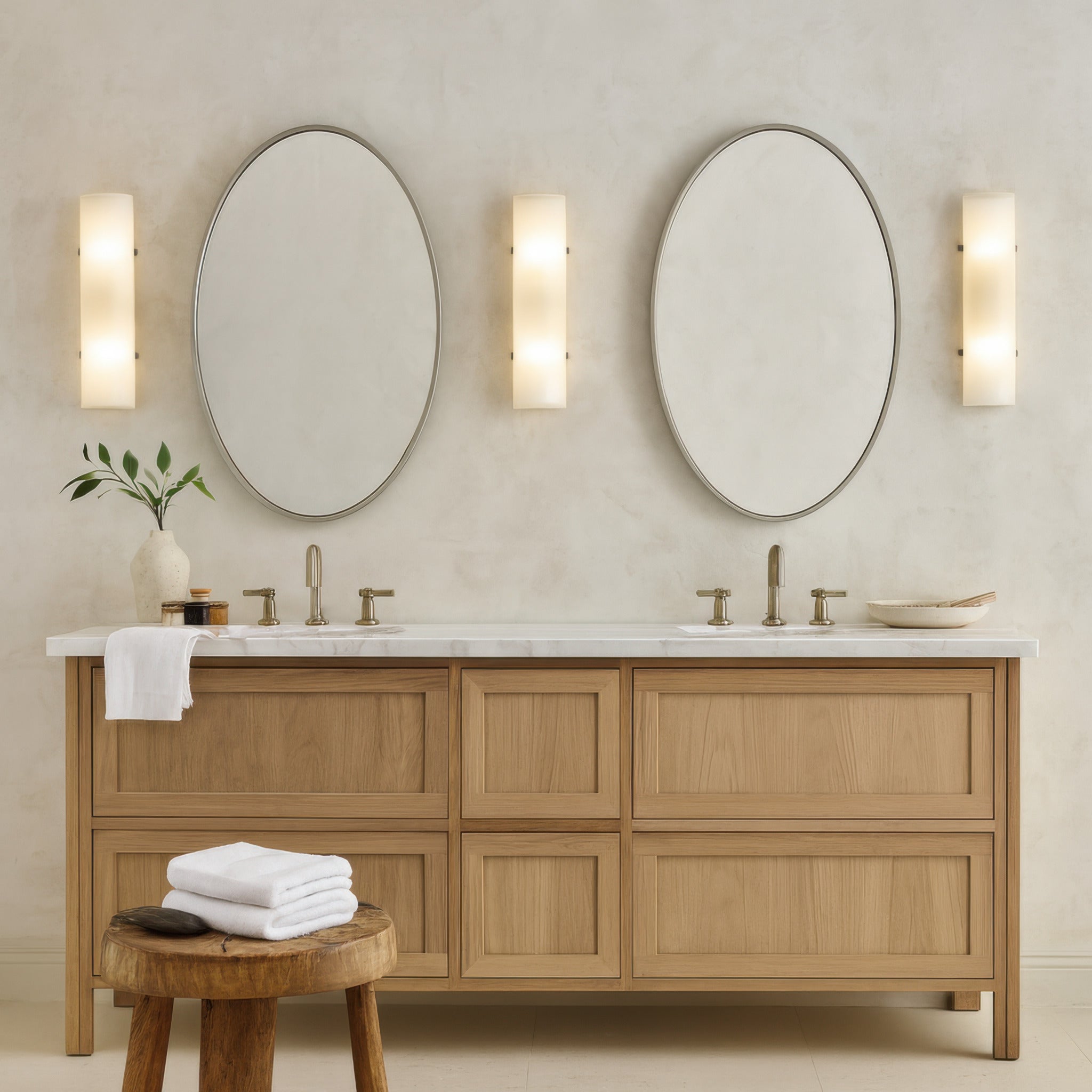 Fairchild 2 Light Sconce - Black/Polished Nickel/Satin Brass