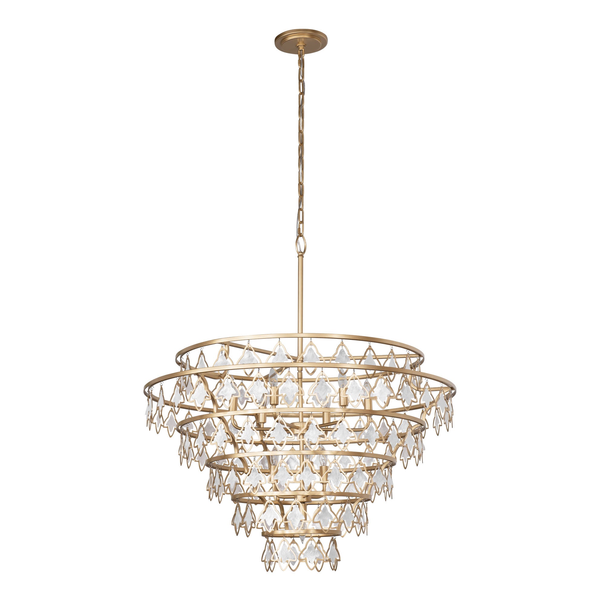 Fleur 10 Light   Chandelier - French Gold