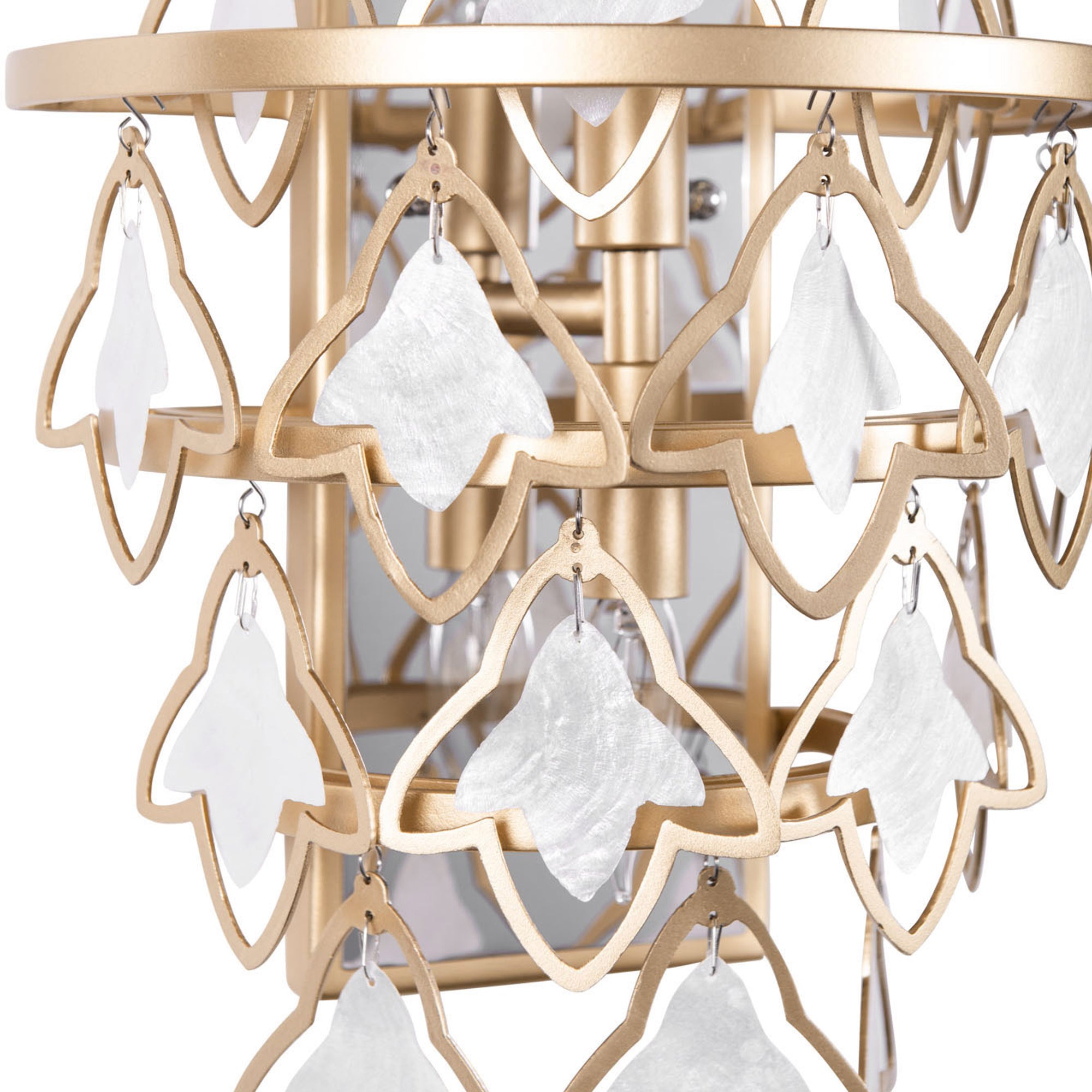 Fleur 2 Light   Sconce - French Gold