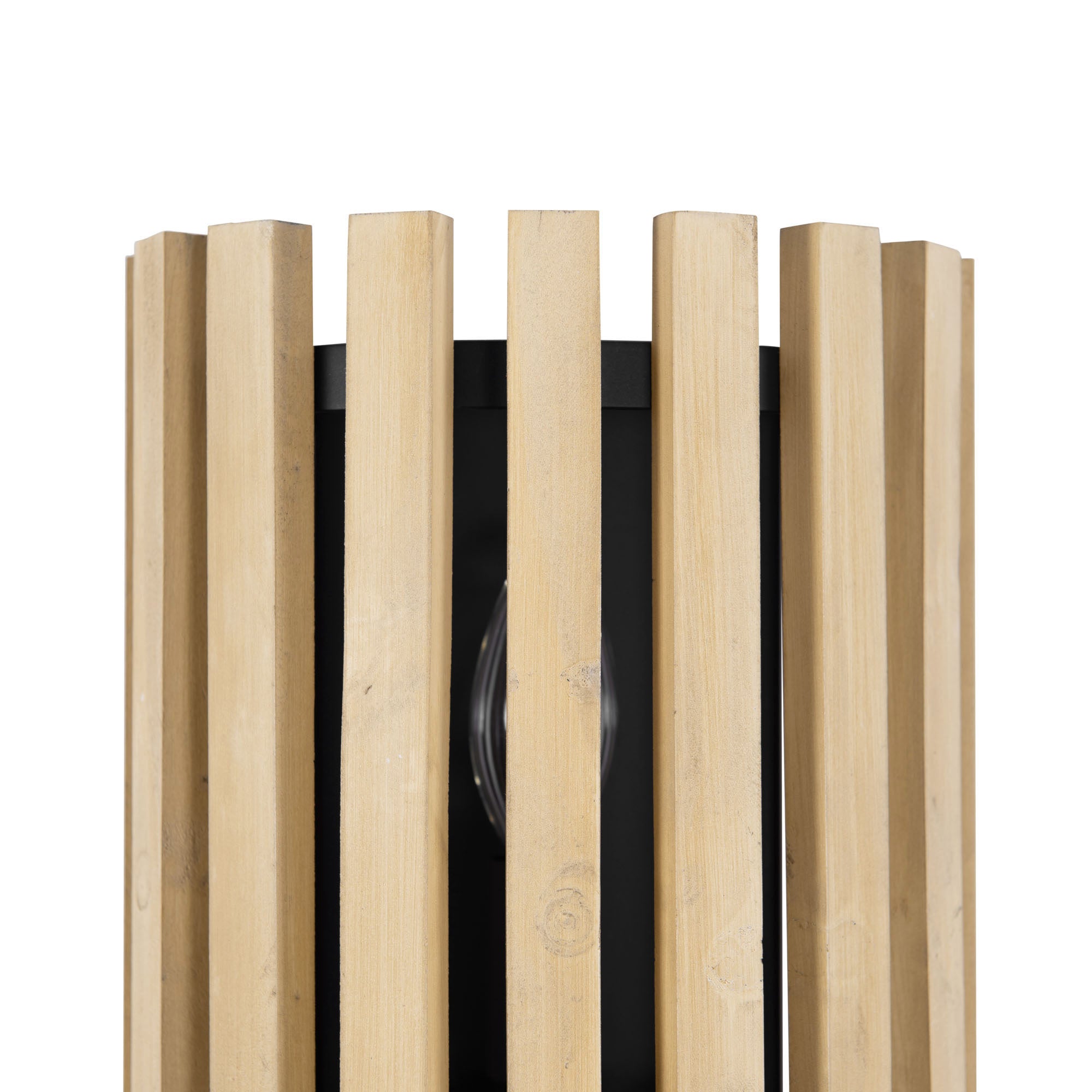 Suratto 1 Light   Sconce - Matte Black/Honey Blonde