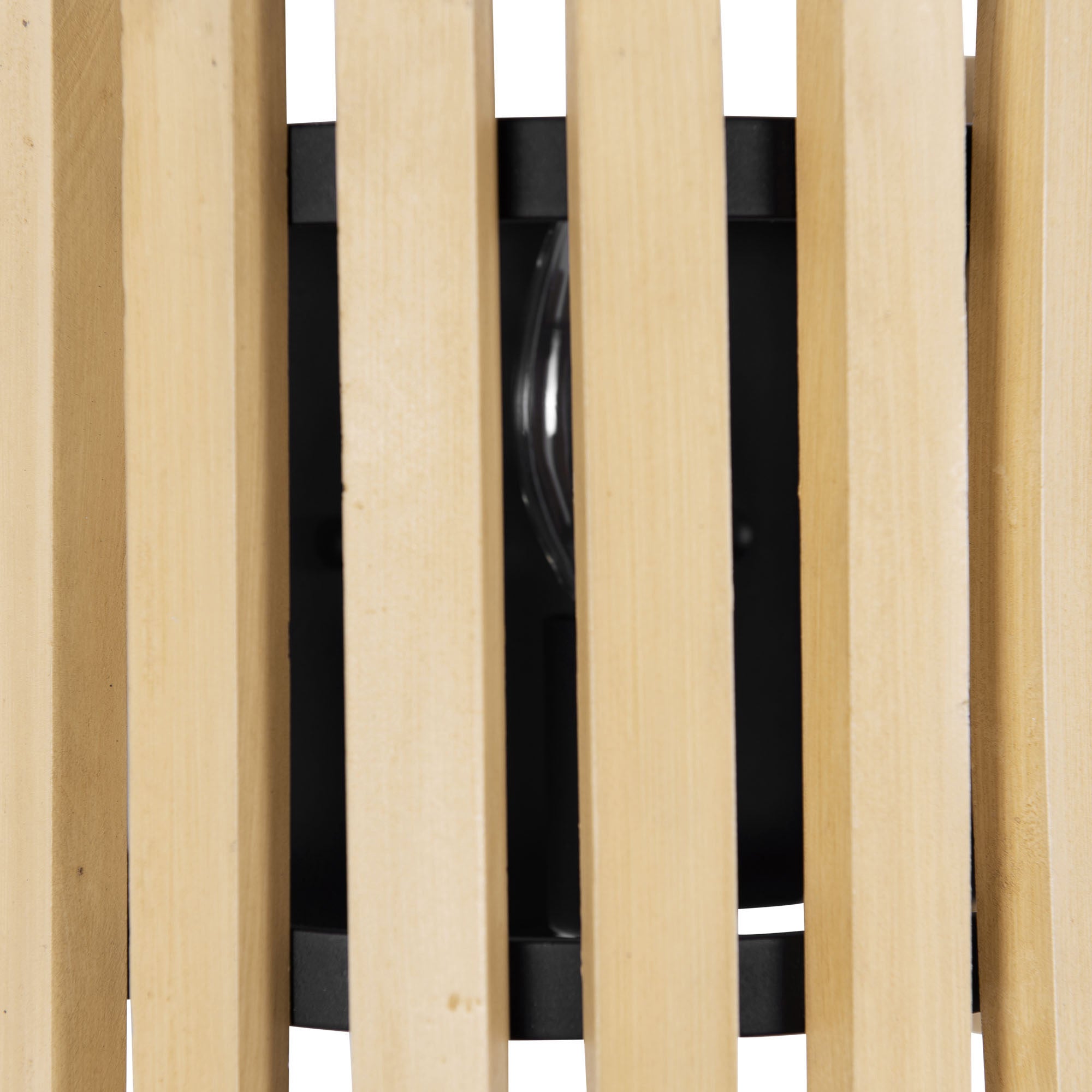 Suratto 1 Light   Sconce - Matte Black/Honey Blonde