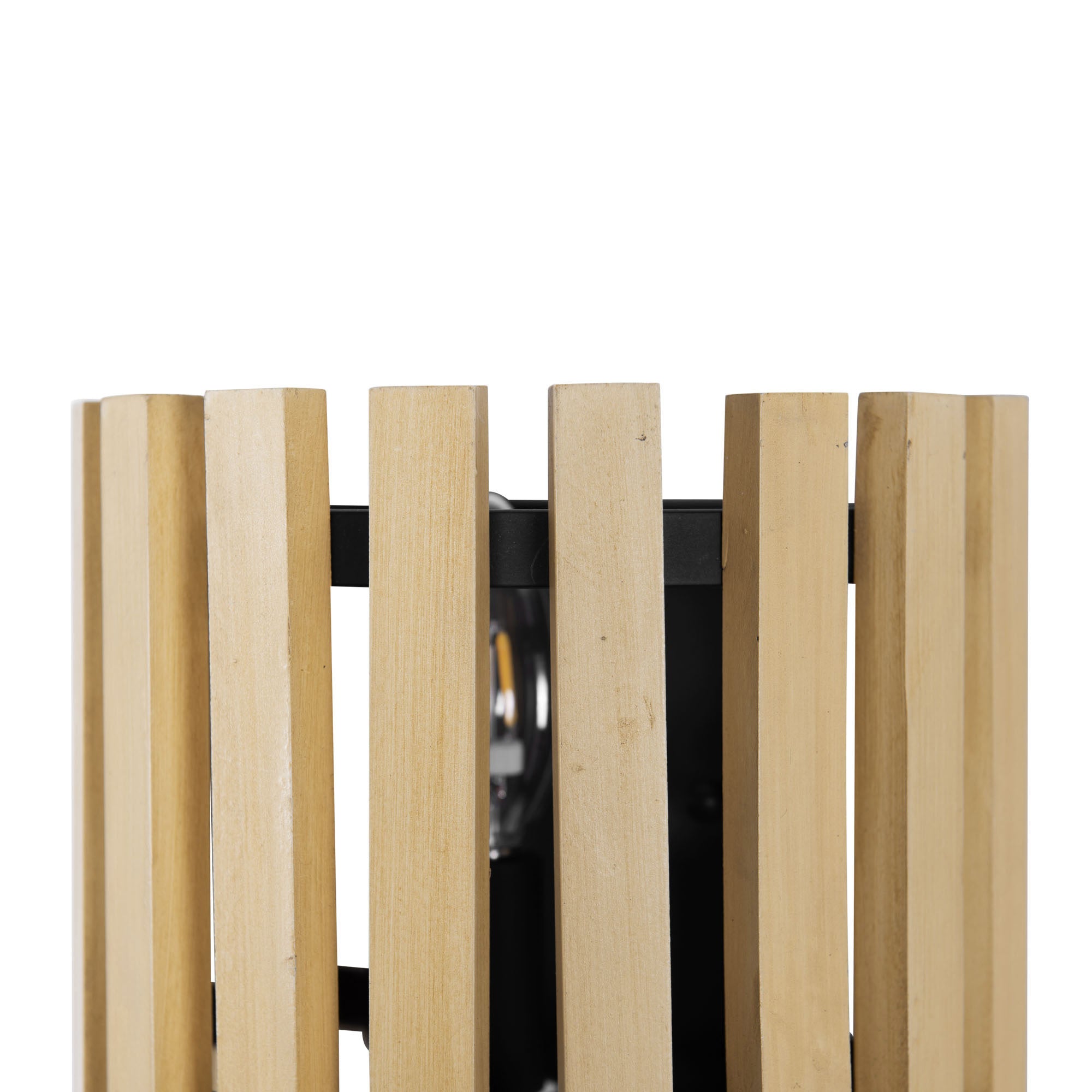Suratto 1 Light   Sconce - Matte Black/Honey Blonde