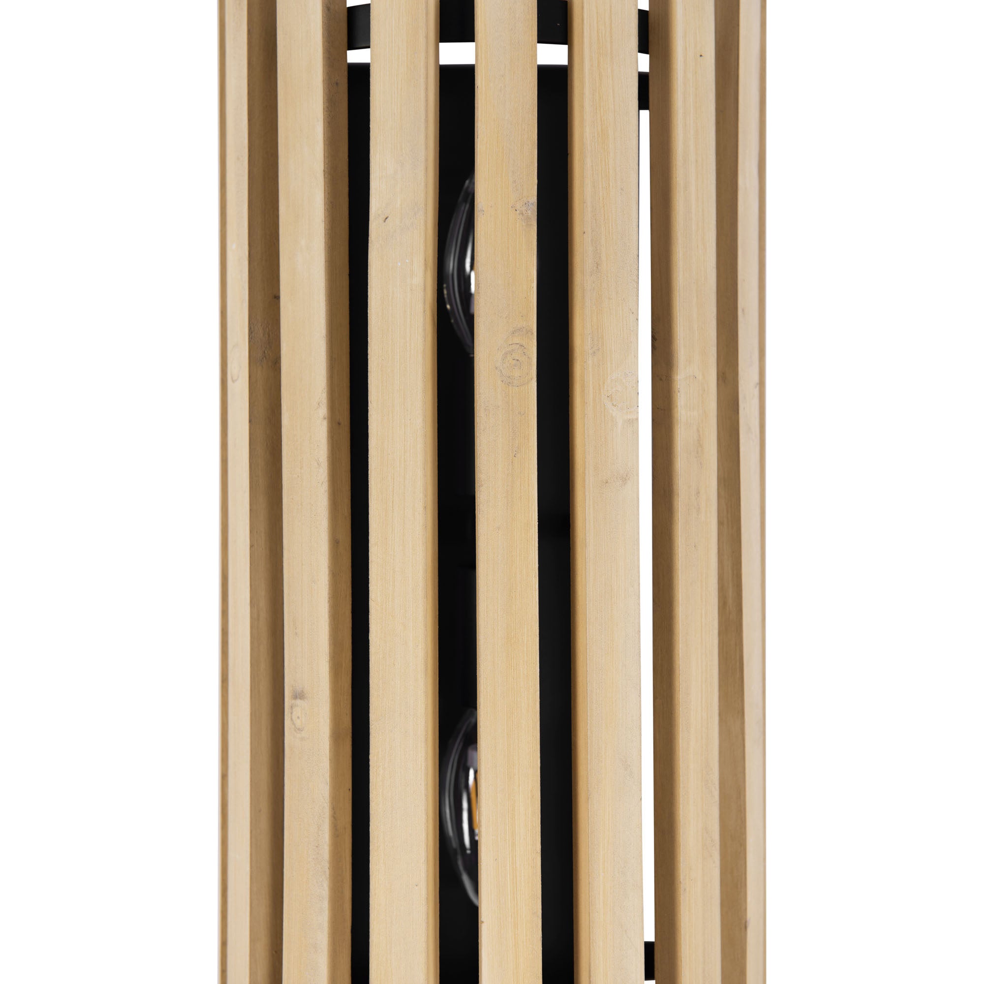 Suratto 2 Light   Sconce - Matte Black/Honey Blonde