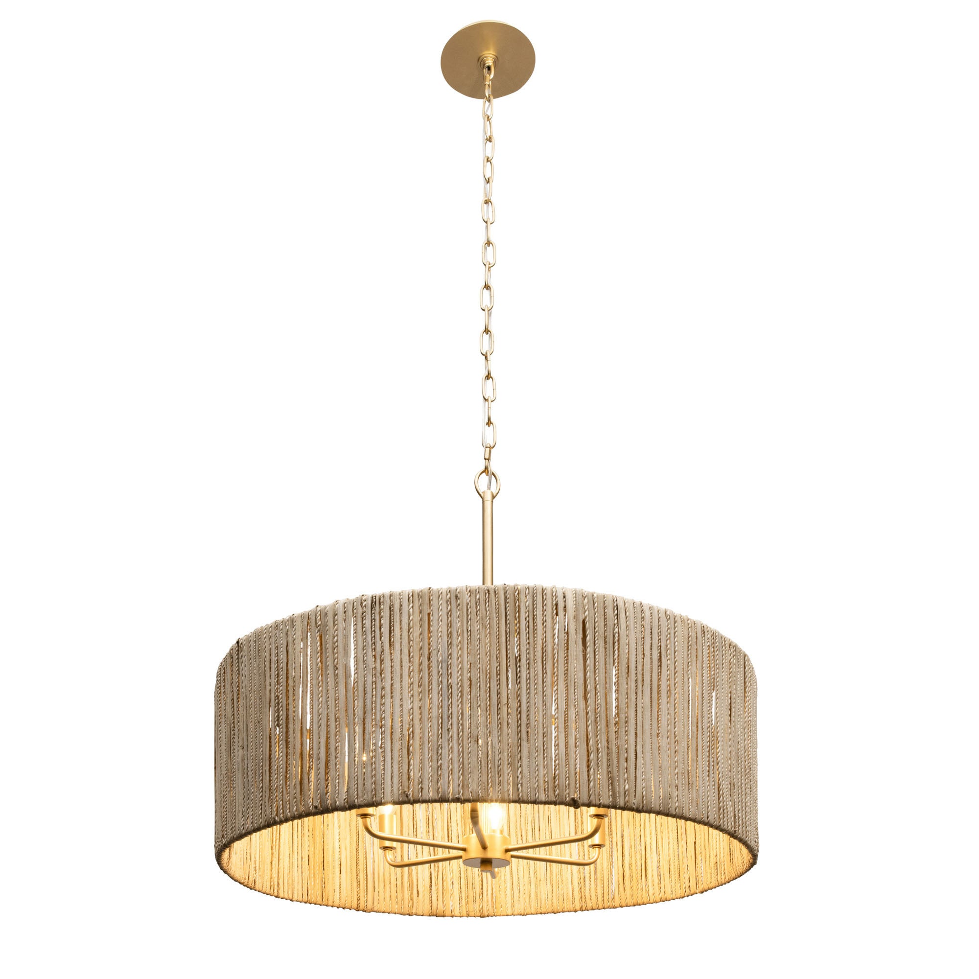 Jacob's Ladder 6 Light   Pendant - French Gold