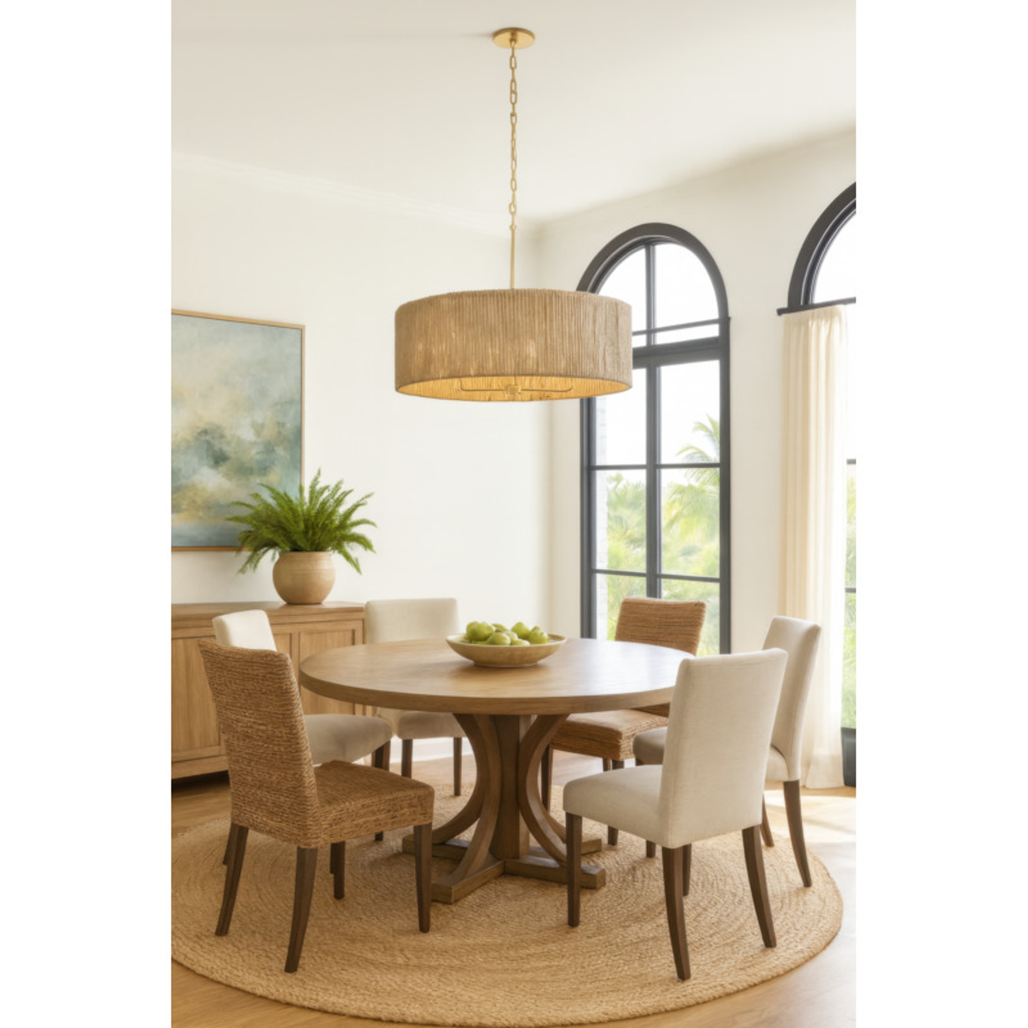 Jacob's Ladder 6-Light Pendant - French Gold
