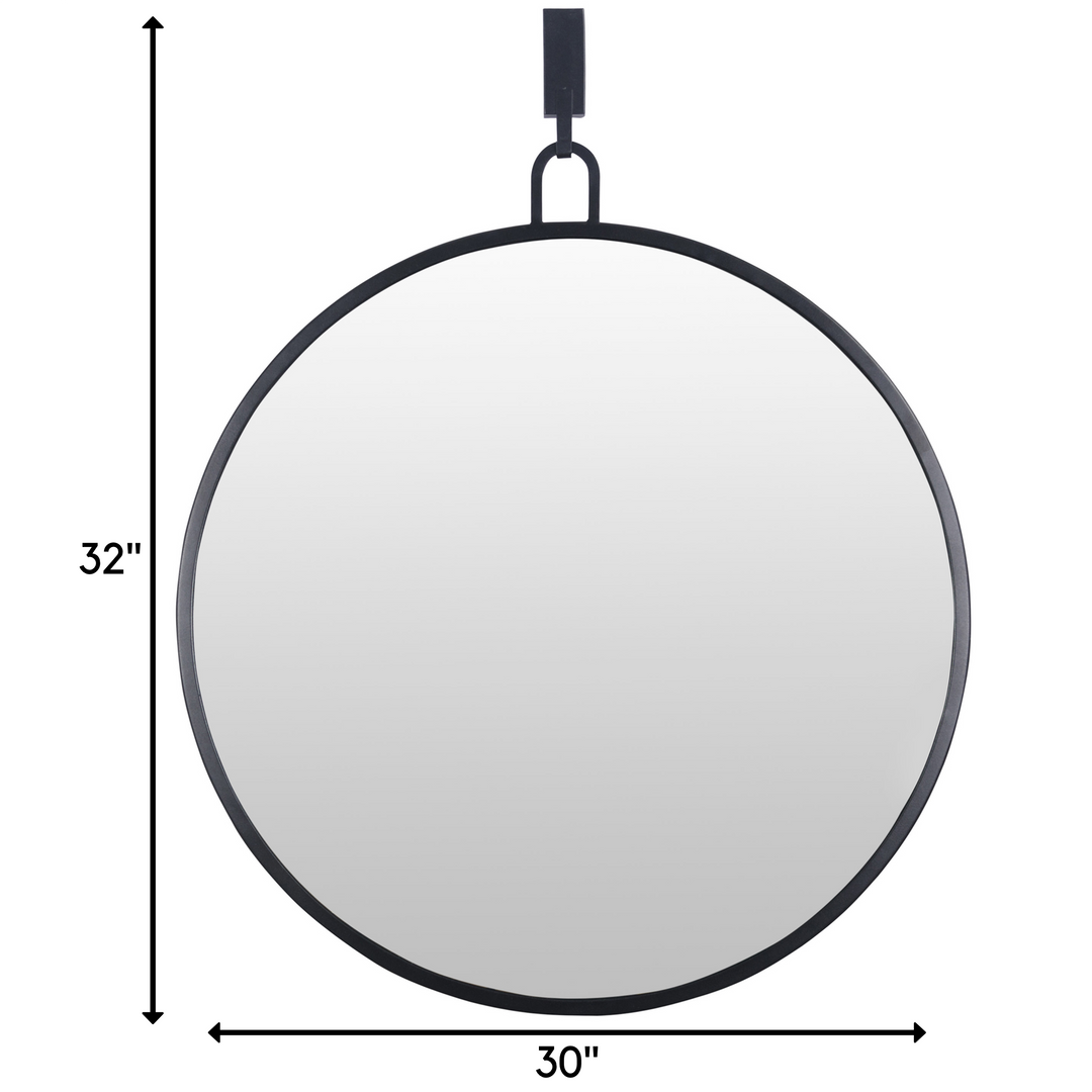 Stopwatch 407A01BL 30-Inch Round Mirror - Black