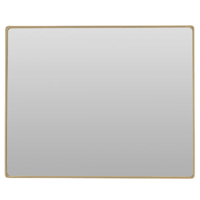 Kye 24x30 Rectangular Rounded Wall Mirror - Gold