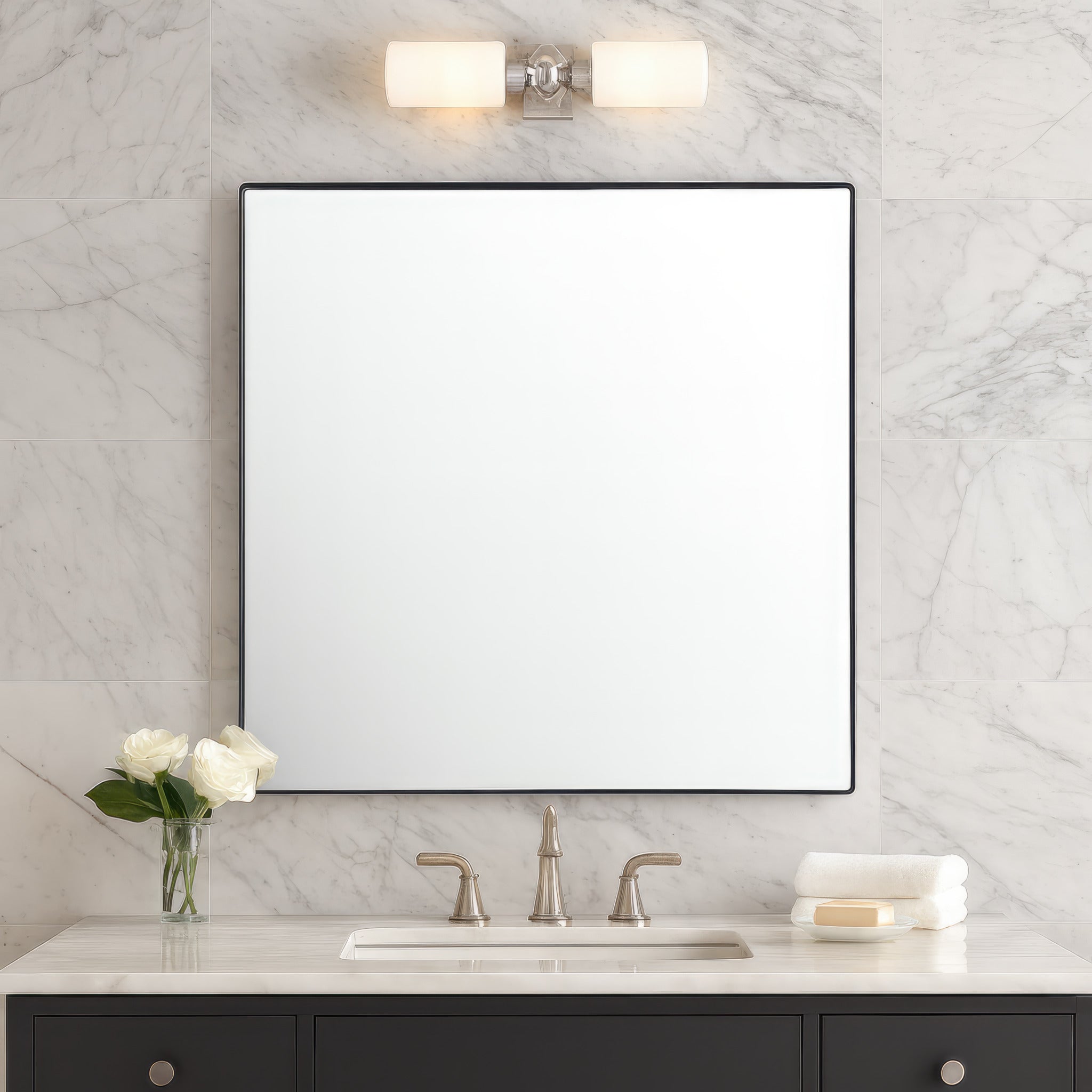 Kye 30x30 Rounded Square Wall Mirror