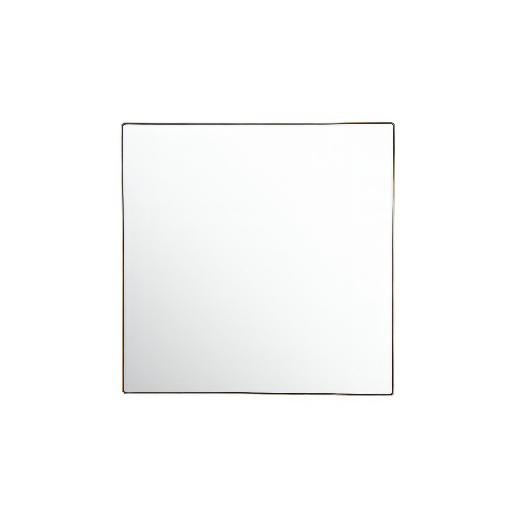 Kye 40x40 Rounded Square Wall Mirror - Bronze