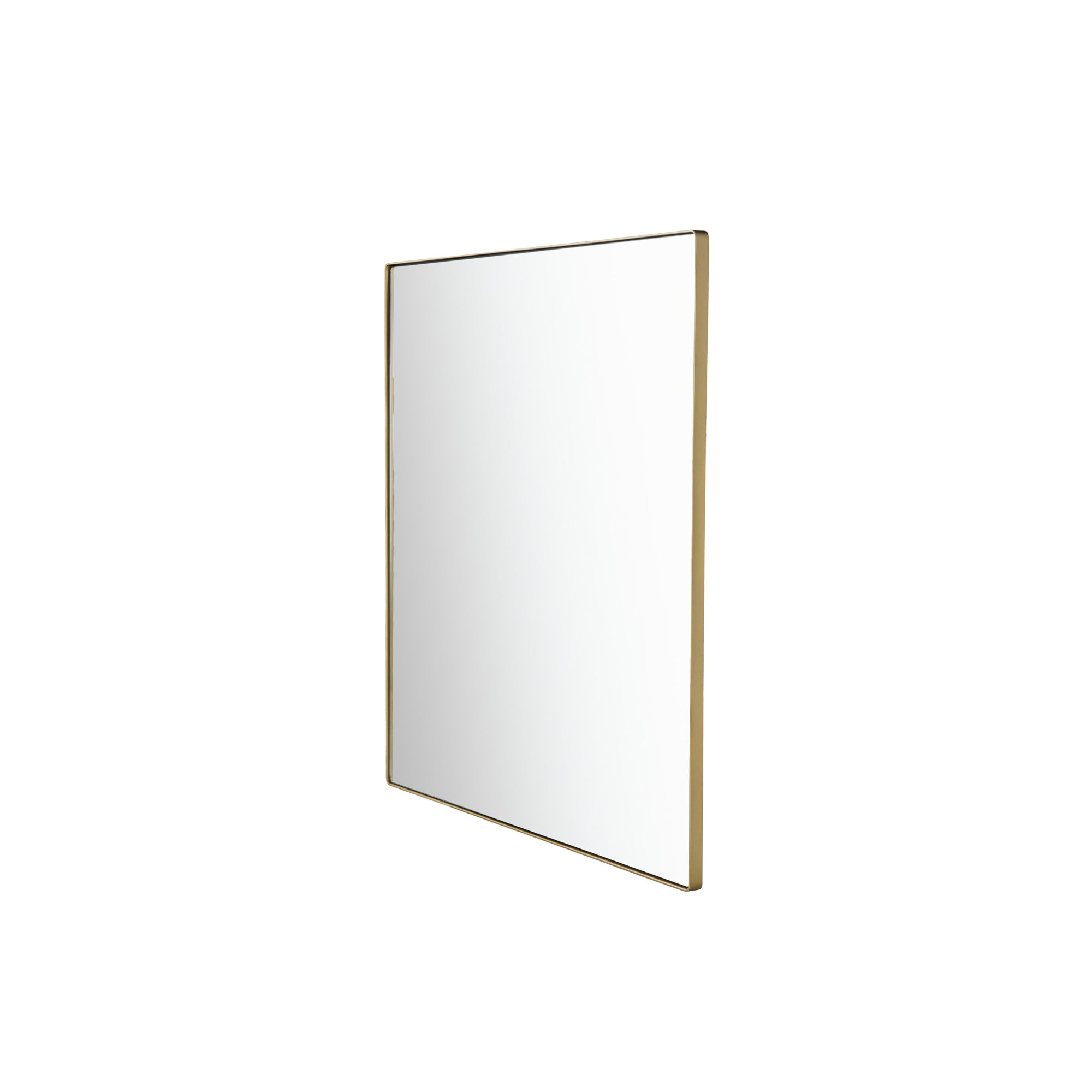 Kye 40x40 Rounded Square Wall Mirror - Gold