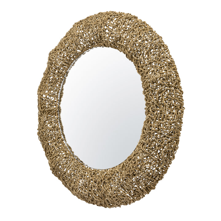 Tangled 407MI11 33-in Wall Mirror - Natural Rope