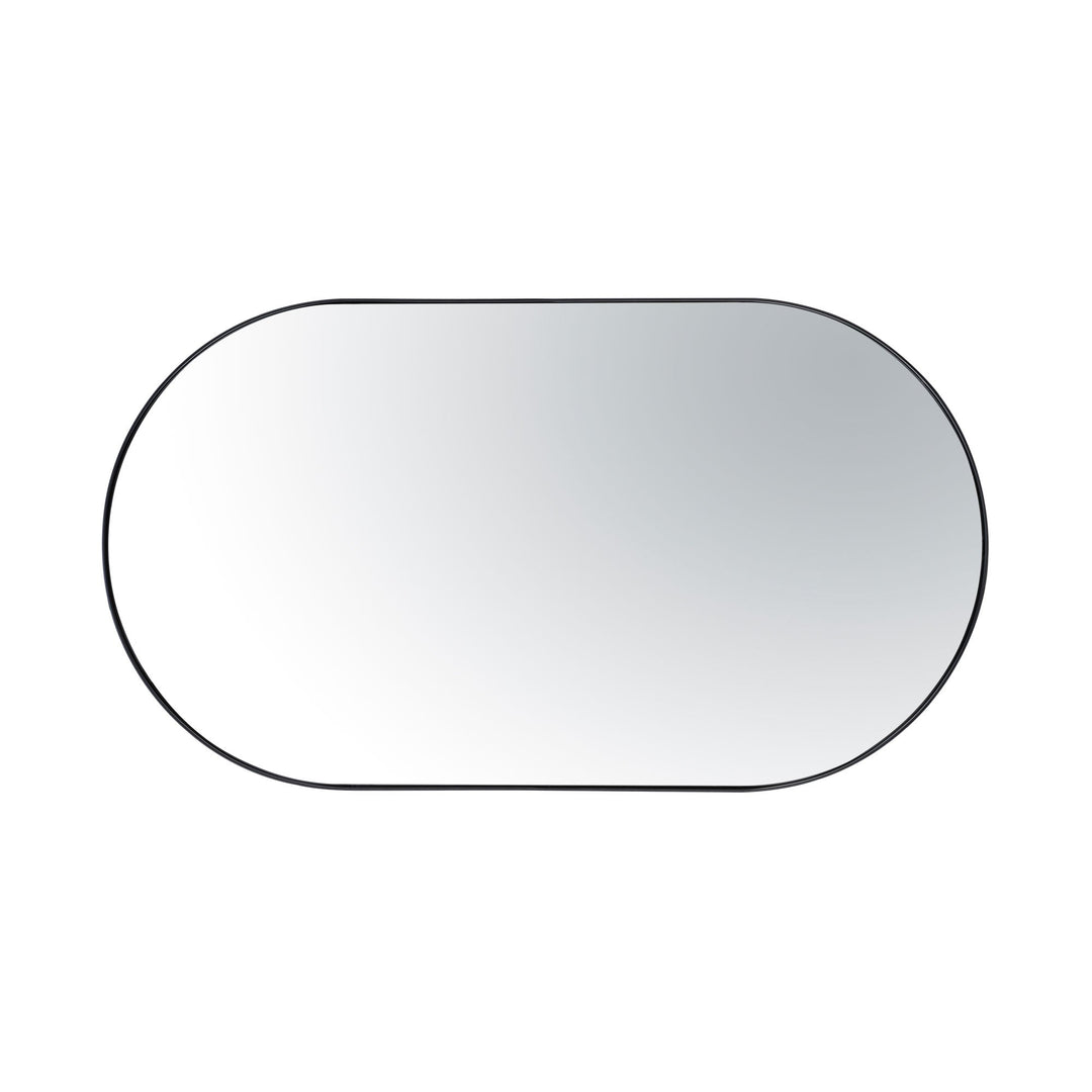 Capsule 434MI22BL 22x40 Oval Mirror - Black