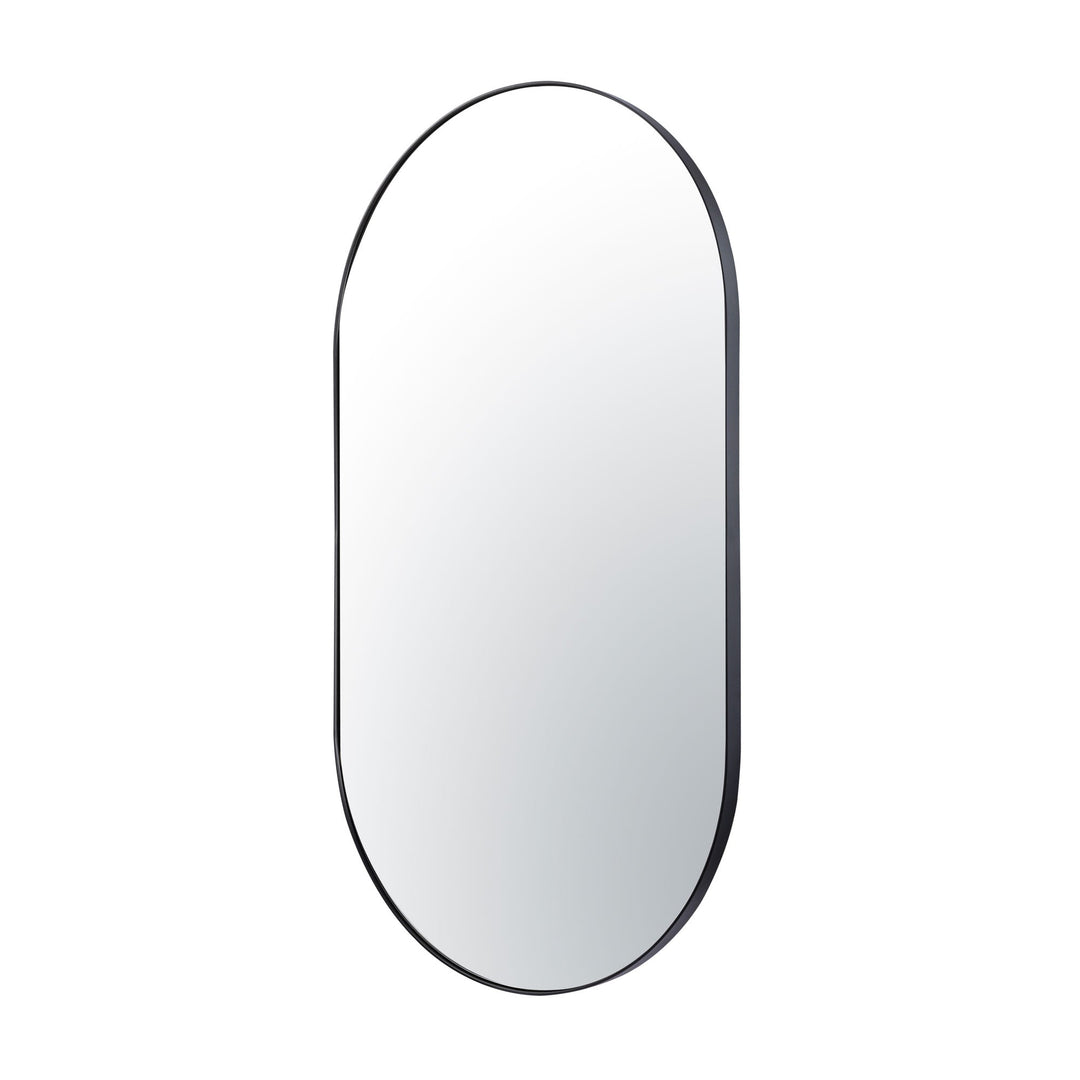 Capsule 434MI22BL 22x40 Oval Mirror - Black