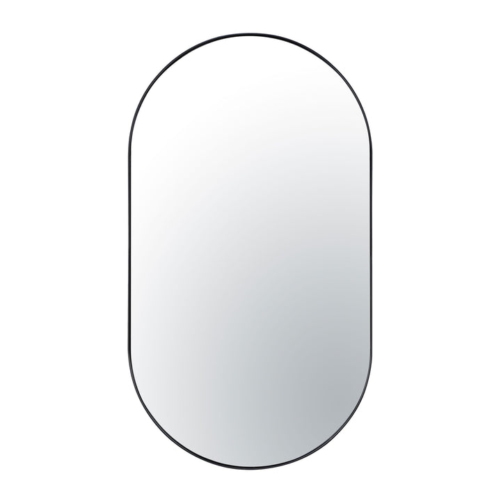 Capsule 434MI22BL 22x40 Oval Mirror - Black