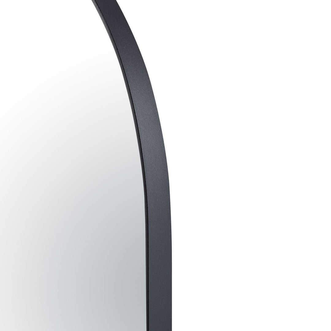 Capsule 434MI22BL 22x40 Oval Mirror - Black