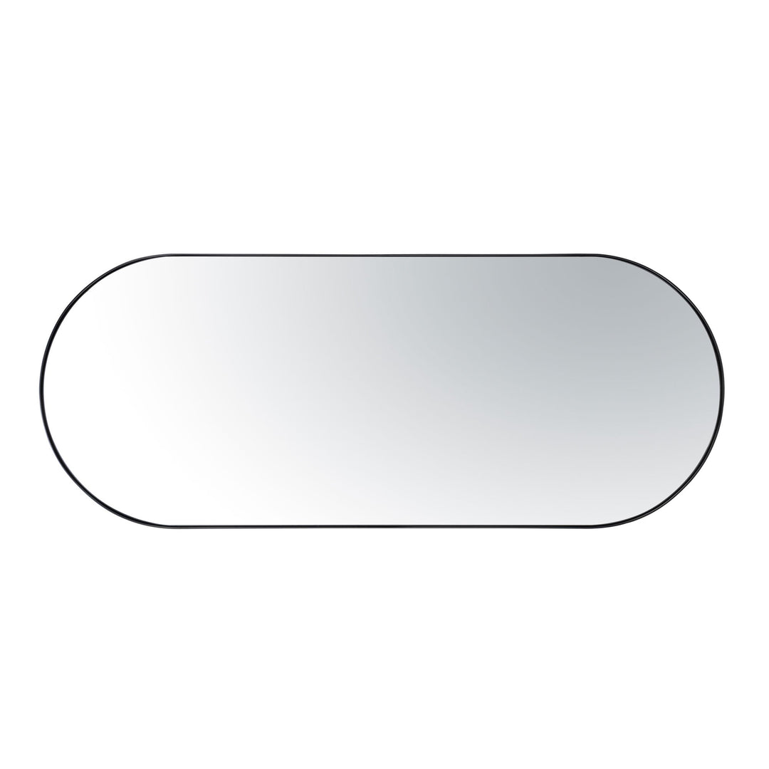 Capsule 434MI24BL 24x60 Oval Mirror - Black