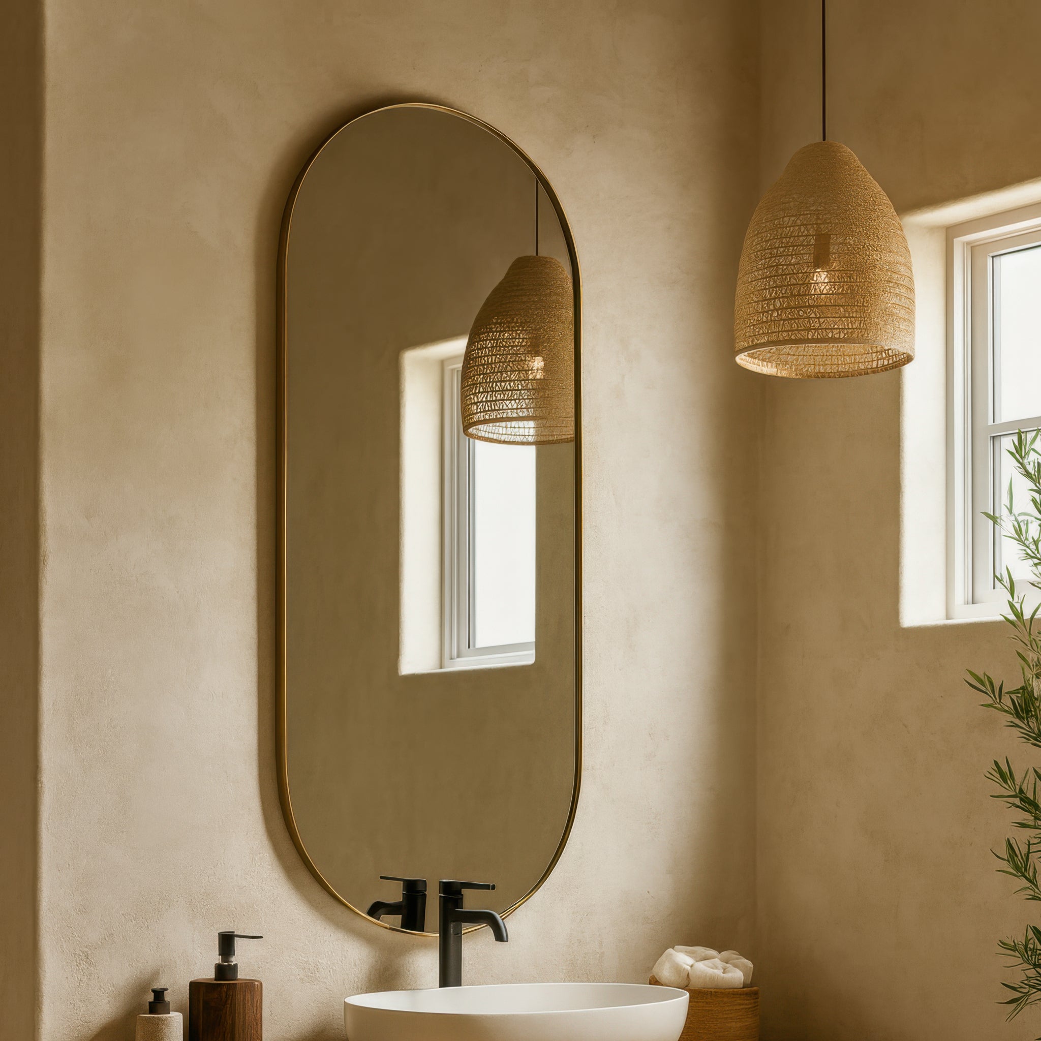 Capsule 24x60 Mirror - Gold