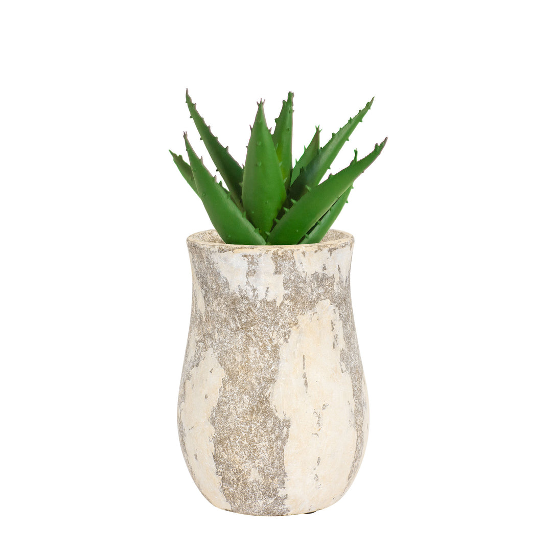 Potty 445VA05D Ceramic Vase - Distressed Cafe au Lait