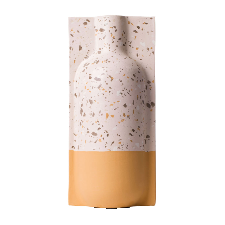 Urbino 445VA09B Ceramic Vase - Rose Terrazzo/Terracotta