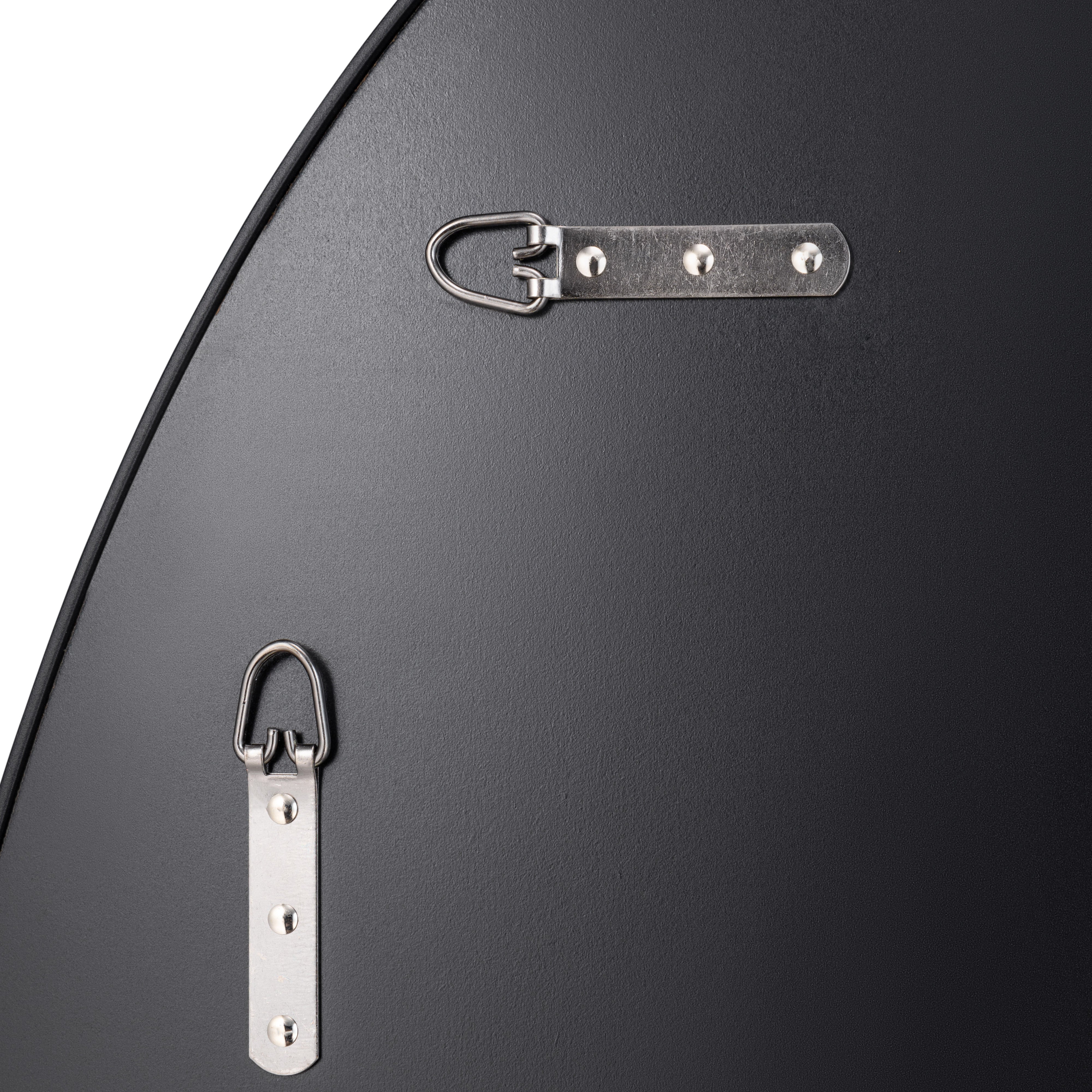 Tablet 22 x 30 Oval Mirror - Black