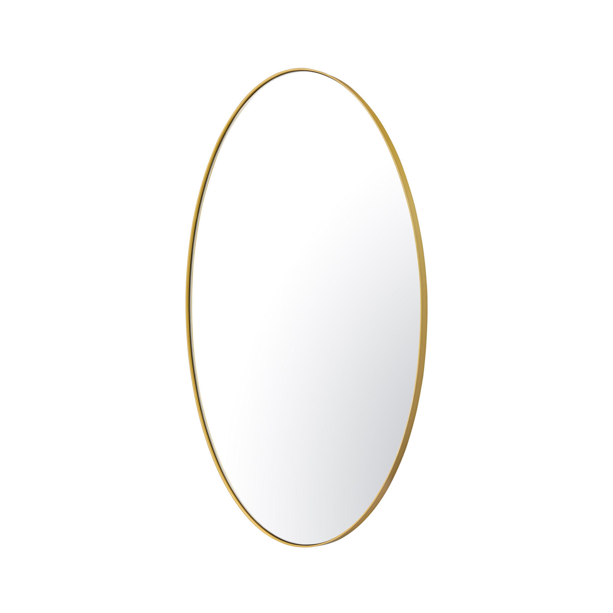 Tablet 24 x 40 Oval Mirror - Gold
