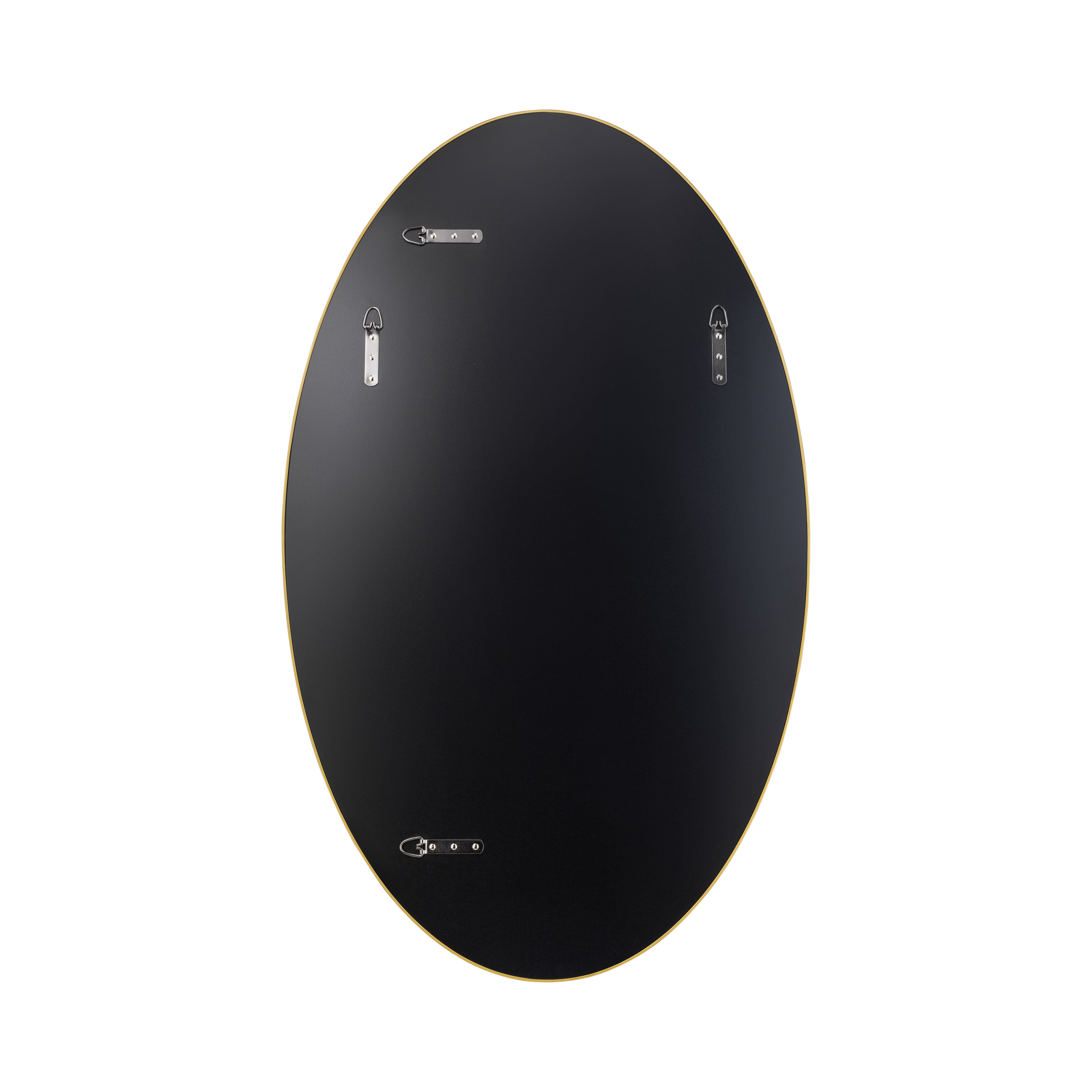 Tablet 24 x 40 Oval Mirror - Gold