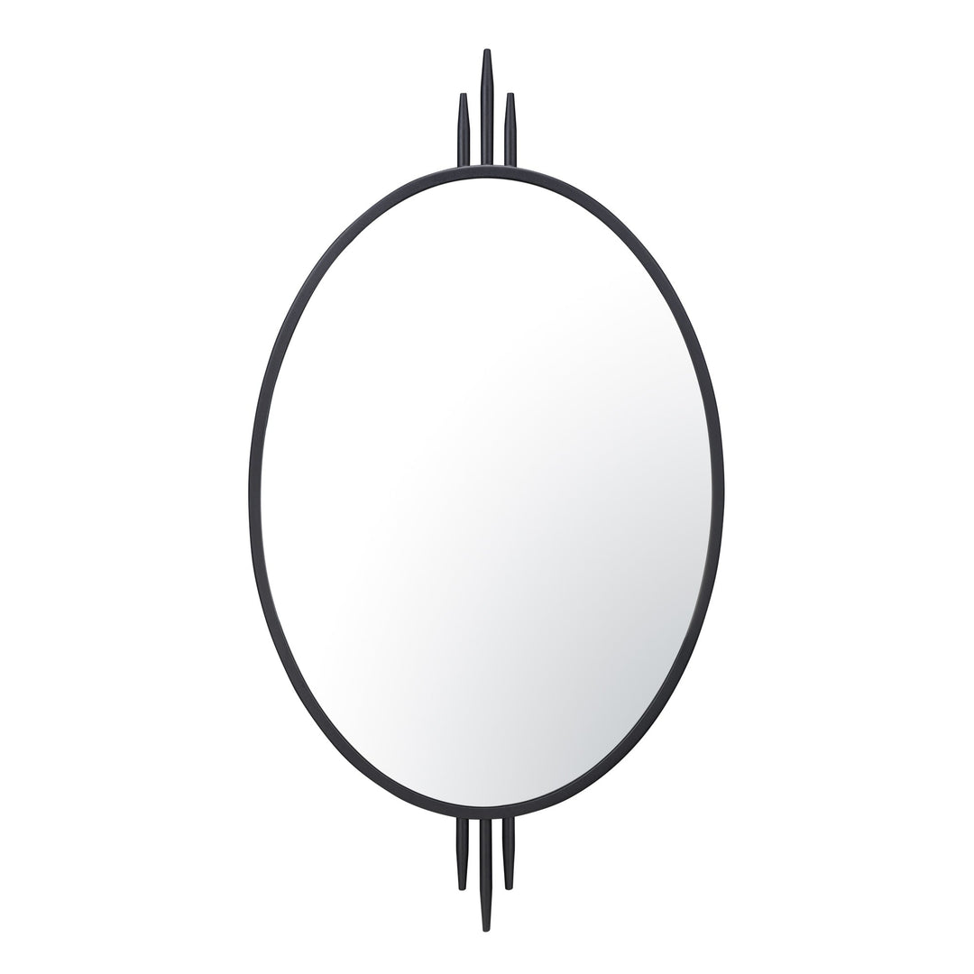 Propaganda 460MI22BL 22x41 Oval Wall Mirror - Black