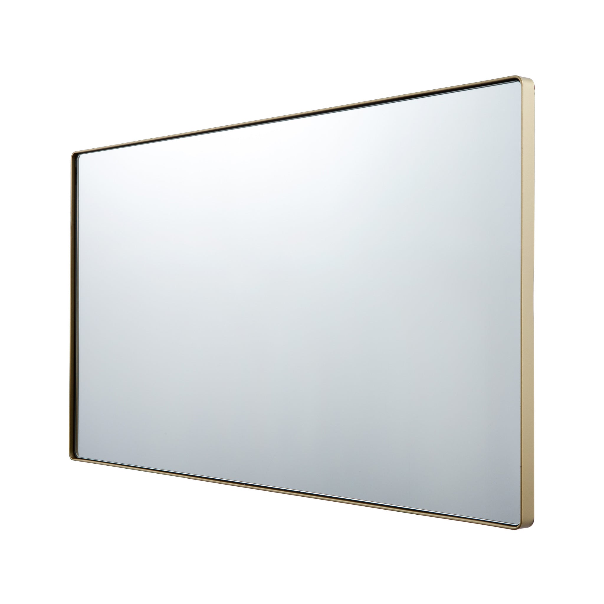 Kye 22x40 Rounded Rectangular Wall Mirror - Gold