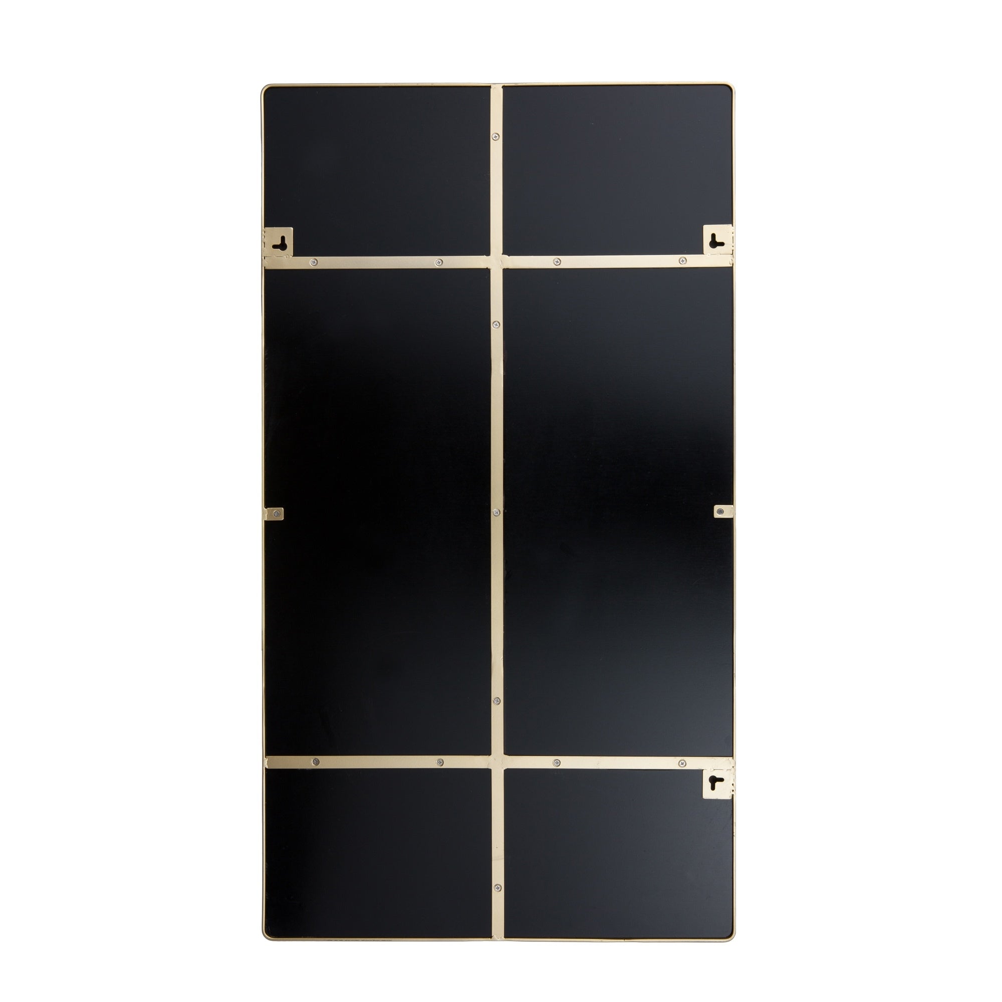 Kye 22x40 Rounded Rectangular Wall Mirror - Gold