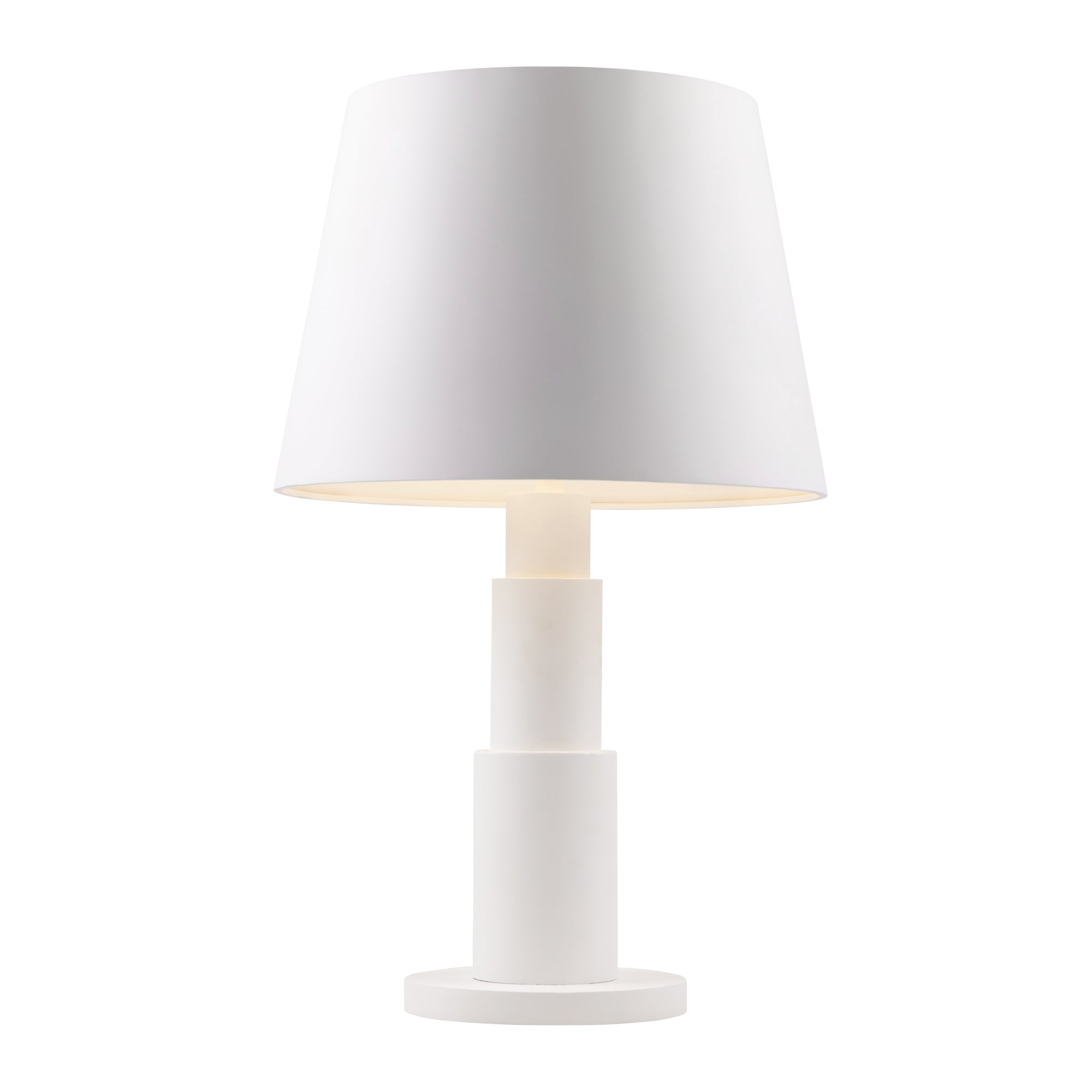 Giustino 3 Light Table Lamp - Matte White