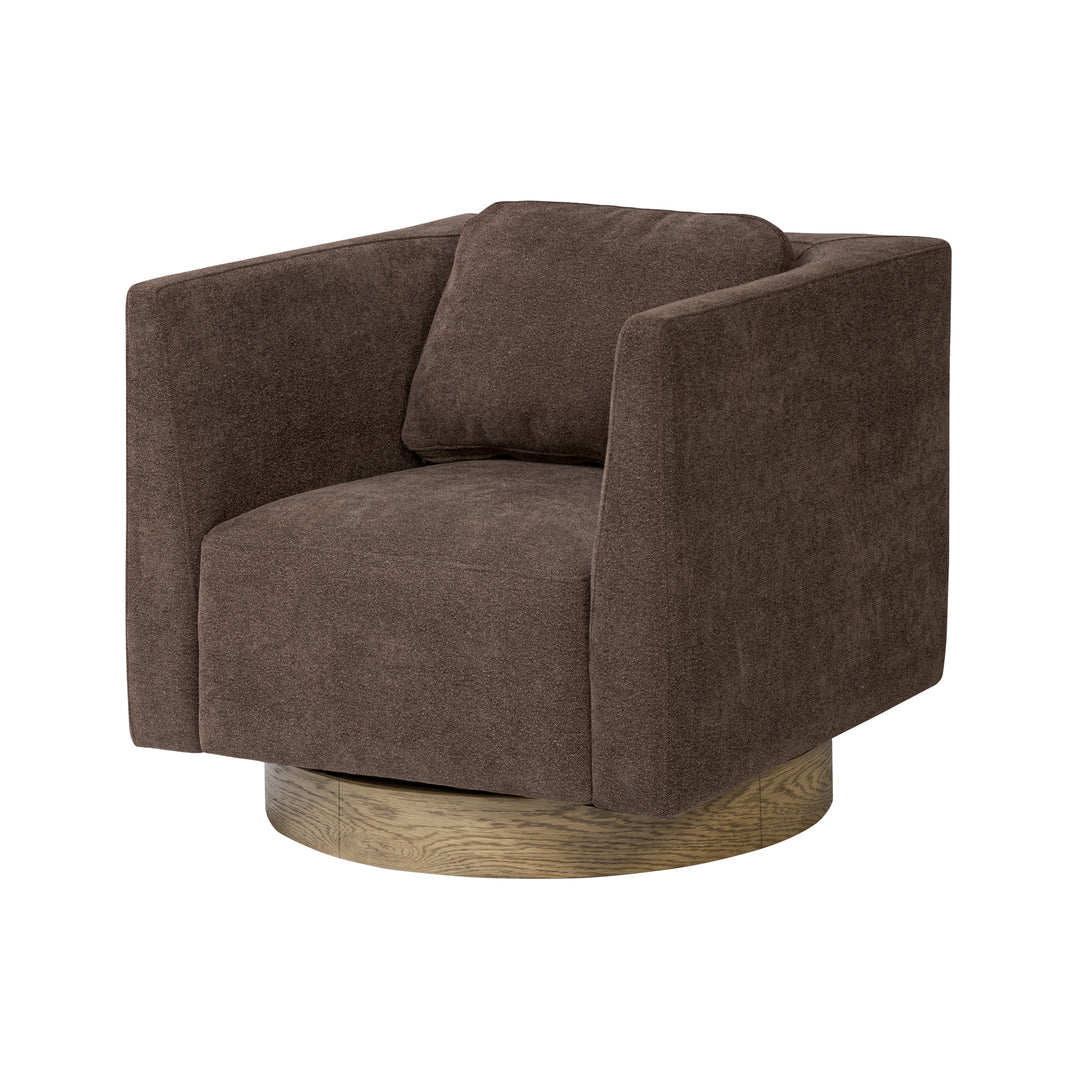 Fullerton 509CH30B Accent Chair - Harvest Oak/Chocolate
