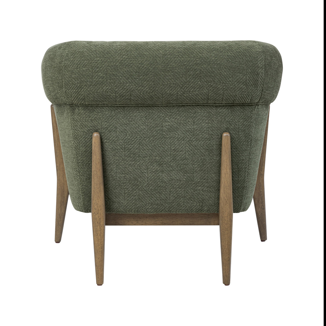 Melrose 515CH32B Accent Chair - Harvest Oak/Green