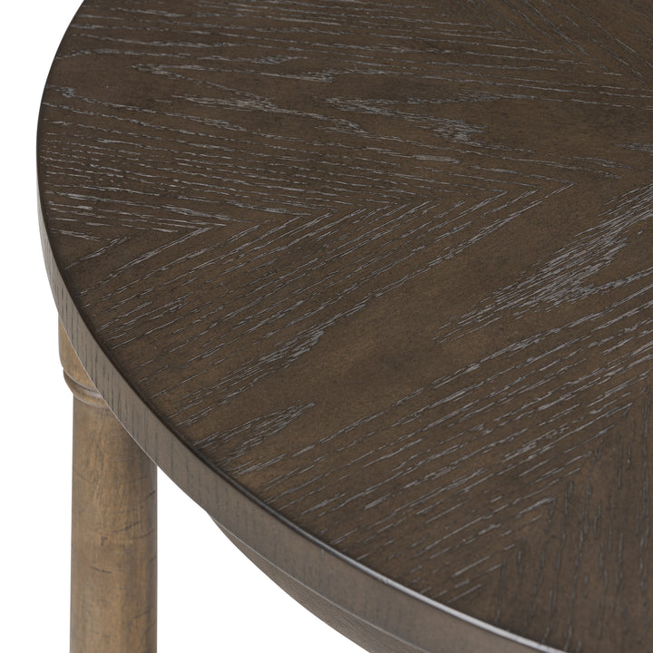 Nob Hill 516TN32A Center Table - Aged Barrel/Dark Brown Oak