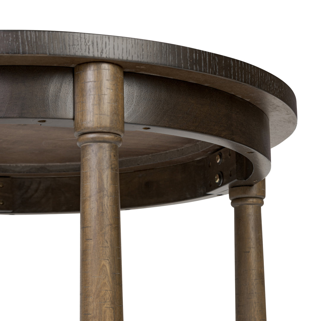 Nob Hill 516TN32A Center Table - Aged Barrel/Dark Brown Oak