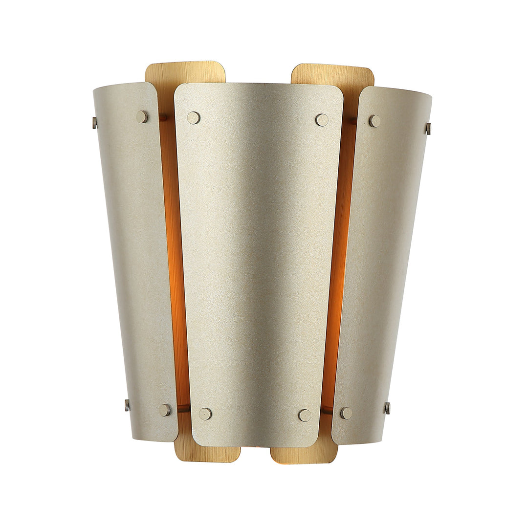 Peep Show 518W01SSBS 1-Lt Sconce - Sunwashed Silver/Brushed Sienna