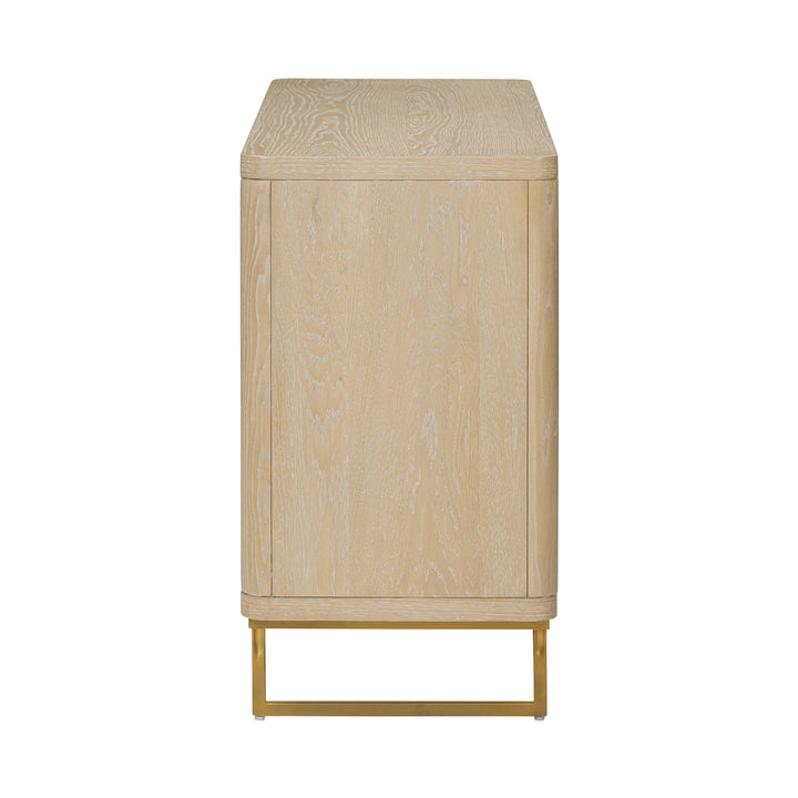 Montage 522ST54A Credenza - Light Oak/Parchment Wood