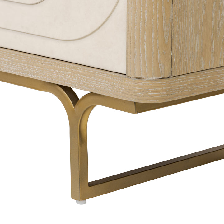 Montage 522ST54A Credenza - Light Oak/Parchment Wood