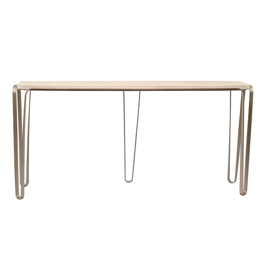 Devereaux 525TO62A Console Table - Chablis Silver