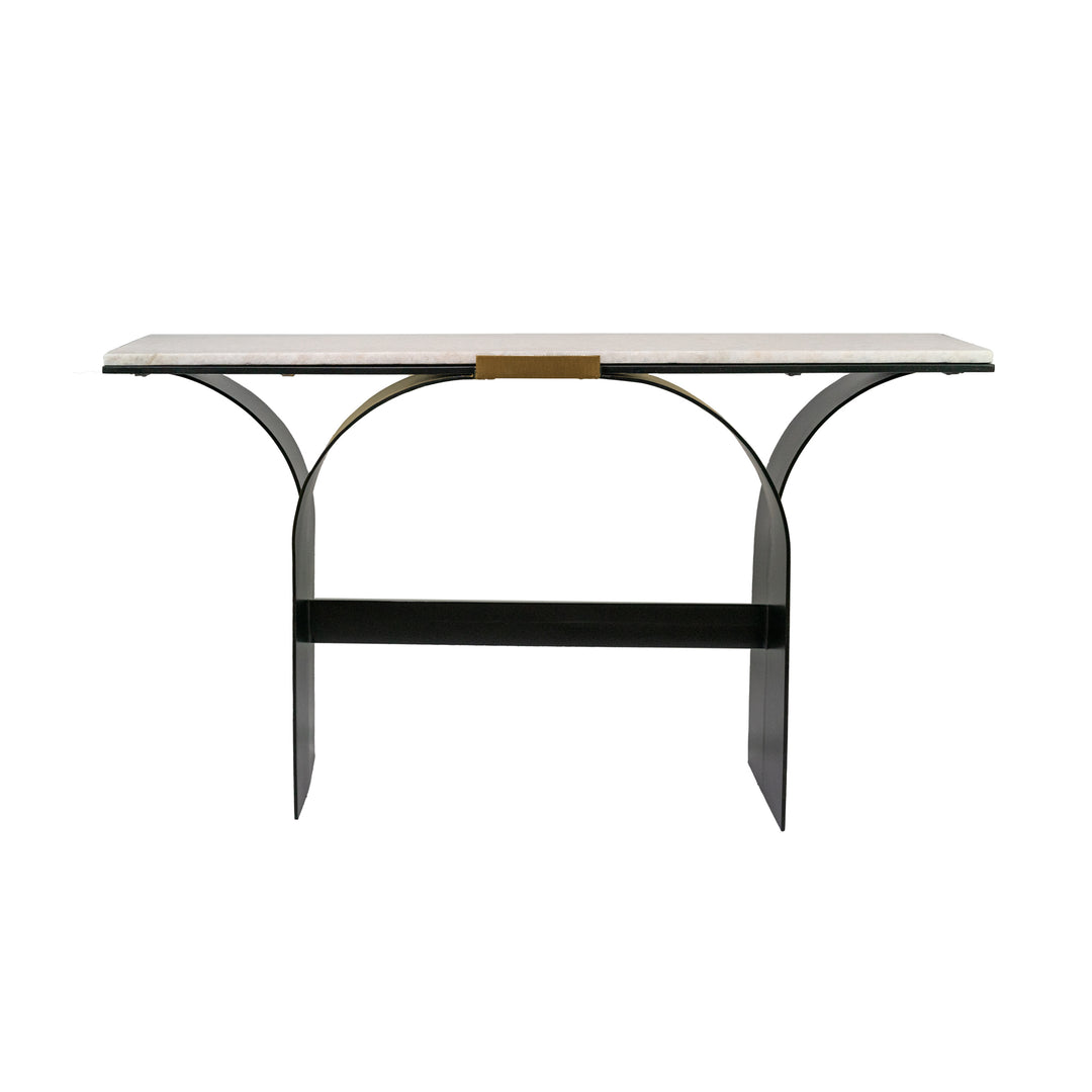 Rivington 526TO54A Console Table - Heirloom Gold/Nouveau Black