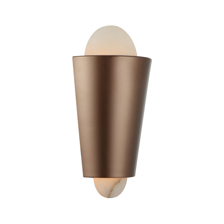 Rock On 529W02BGMB 2-Lt Sconce - Brontourage/Matte Black