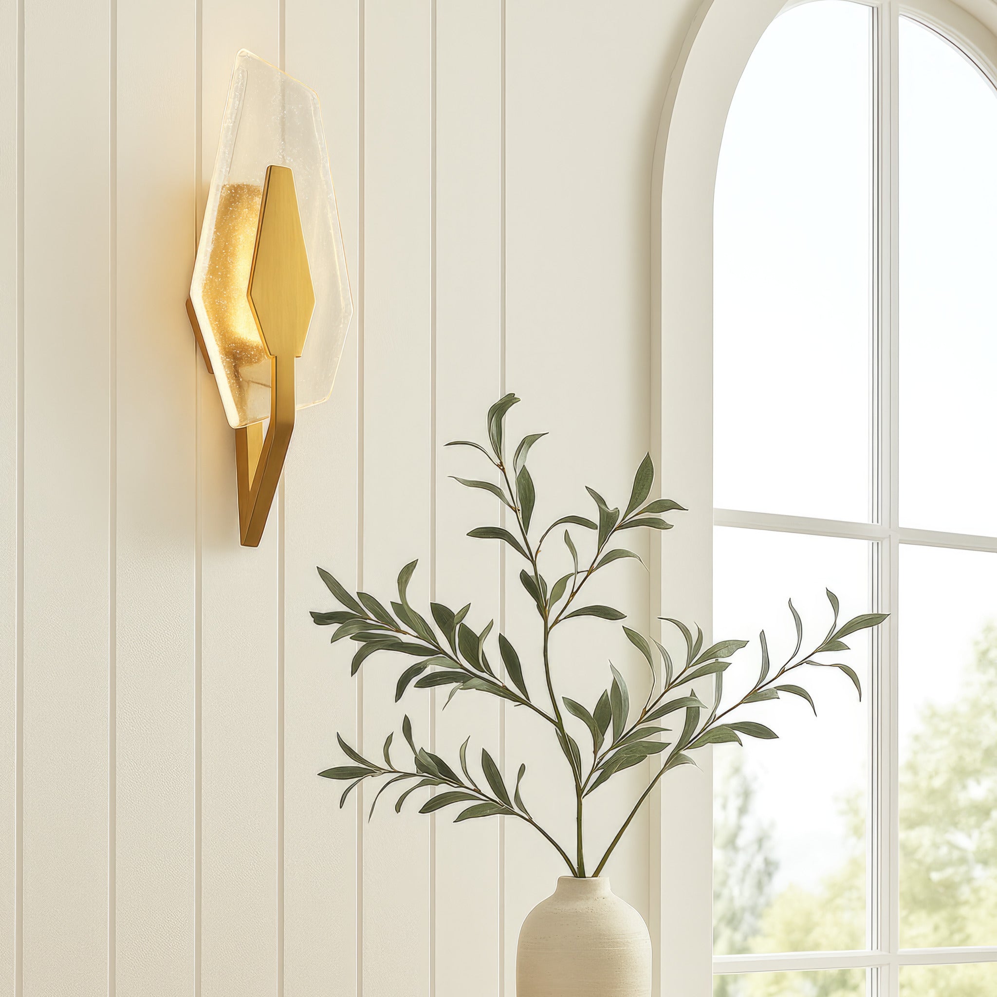 Down the Wrong Path 1 Light Sconce - Brass Kisser