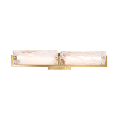 Mingle 2 Light Bath - Satin Brass