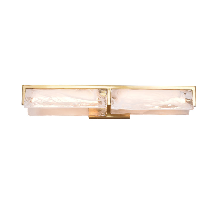 Mingle 531B02SB 2-Lt Bath - Satin Brass